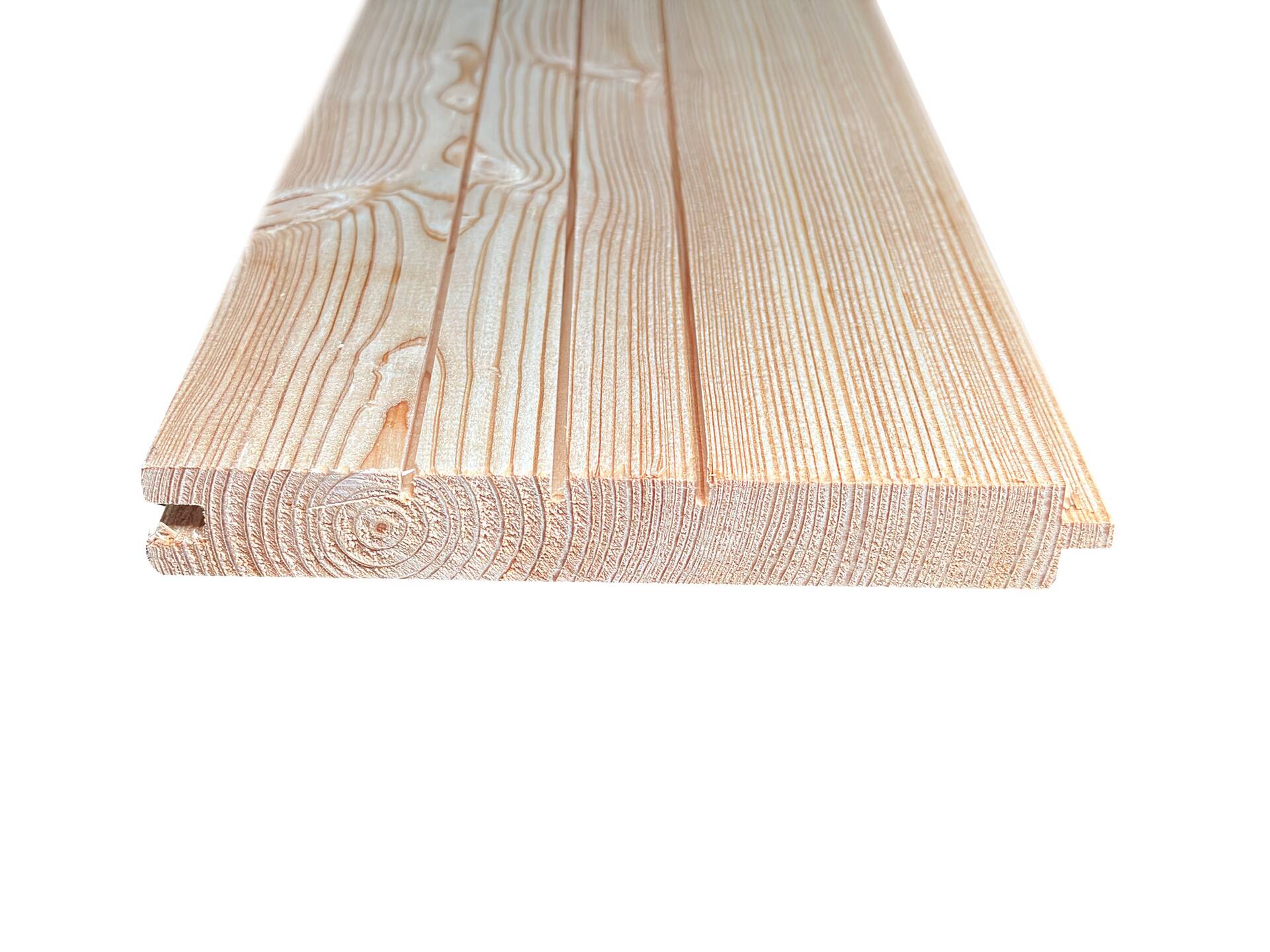 Nut- und Federbretter, Lärche gehobelt, Material Massivholz, verschiedene Längen erhältlich 17.5 cm | 1 Meter