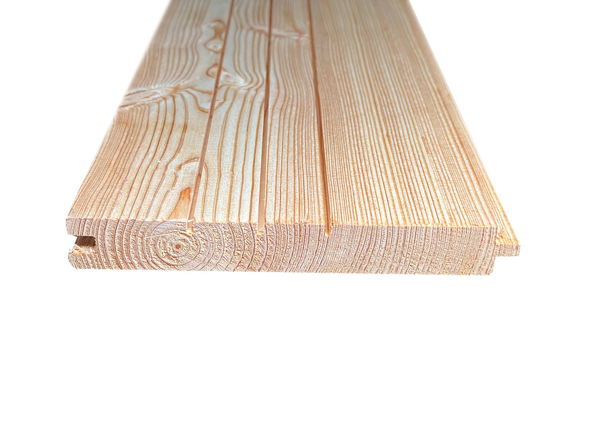 Nut- und Federbretter, Lärche gehobelt, Material Massivholz, verschiedene Längen erhältlich 15.5 cm | 1 Meter