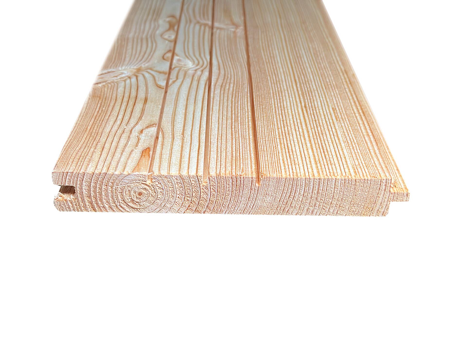 Nut- und Federbretter, Lärche gehobelt, Material Massivholz, verschiedene Längen erhältlich 17.5 cm | 1 Meter