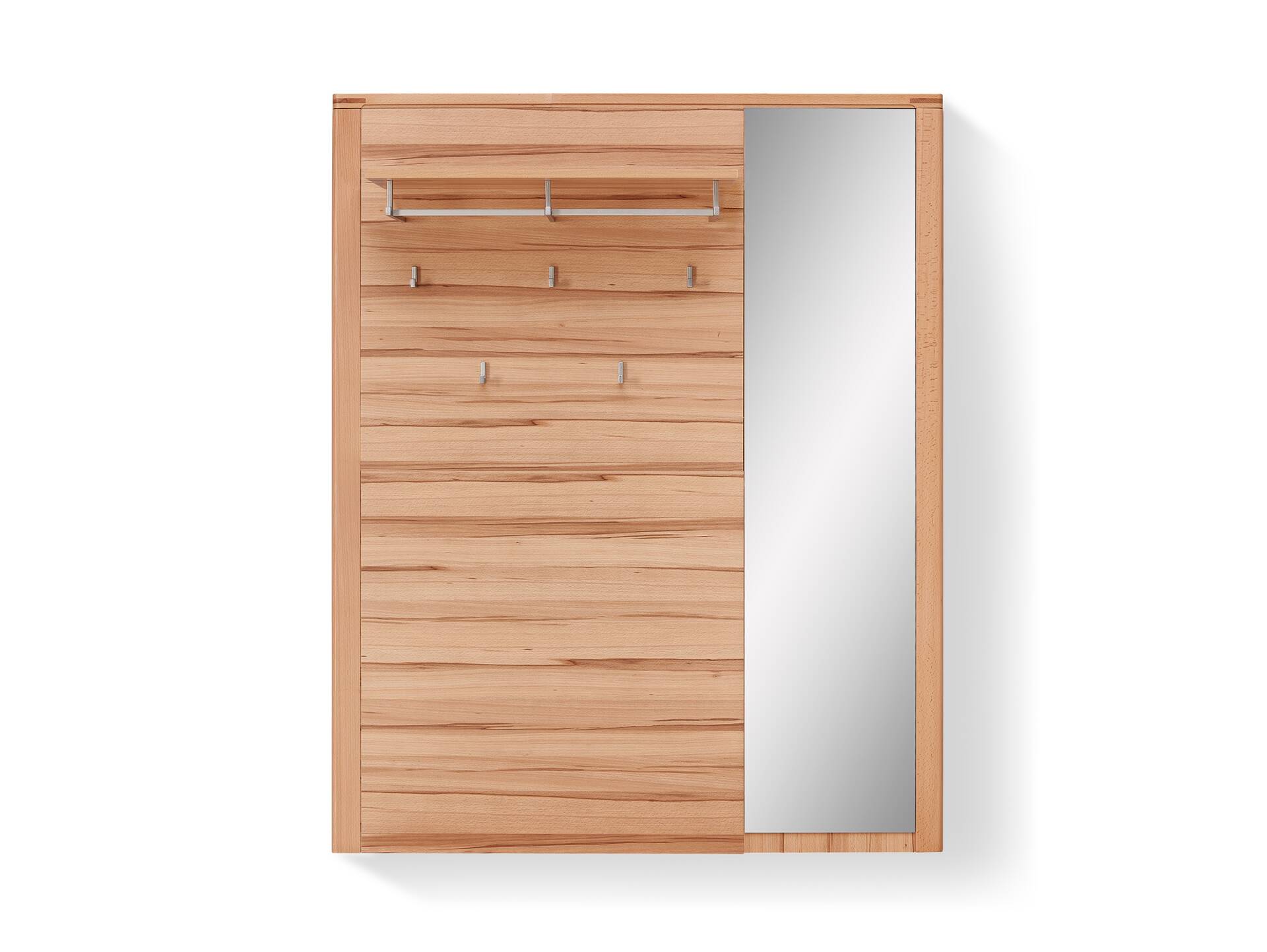 NESTOR ONE Garderobenset II, Material Teilmassiv, Kernbuche lackiert 