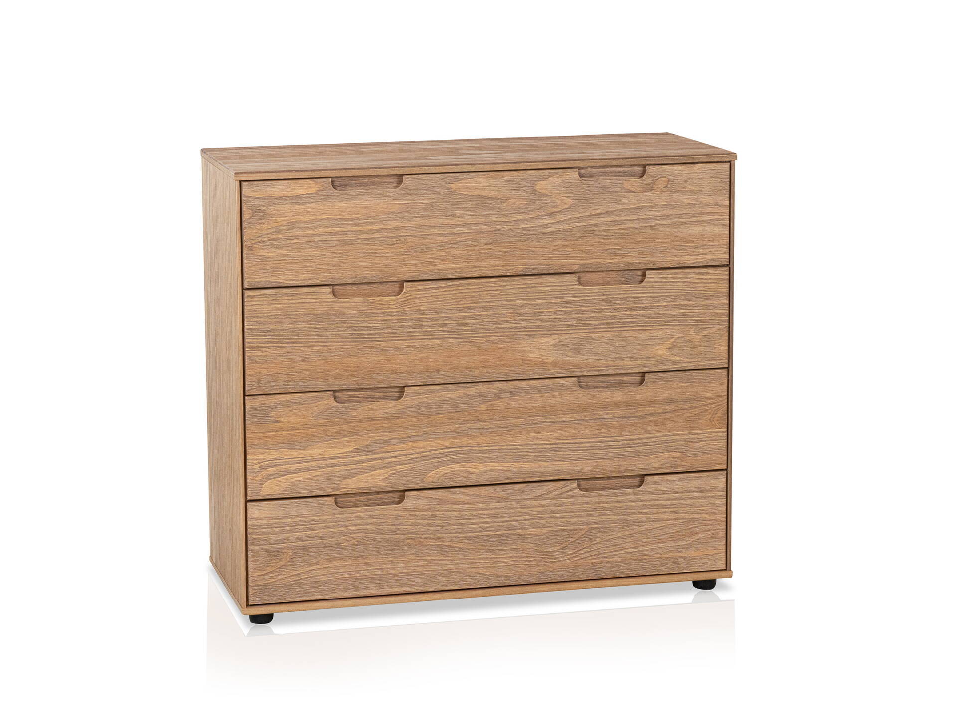 NESTRA Kommode, Material Massivholz, Kiefer eichefarbig 