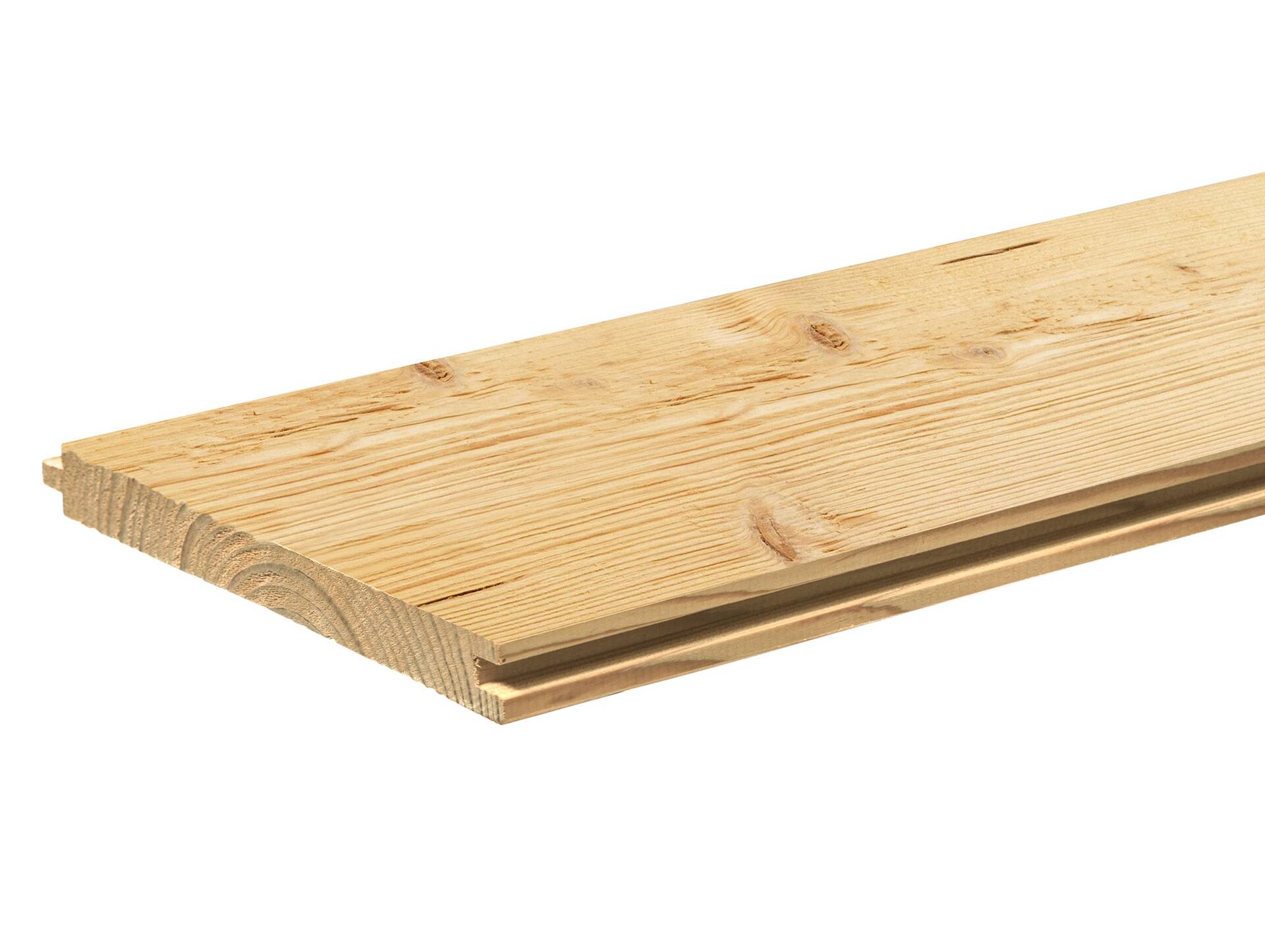 Nut- und Federbretter, Zirbe natur gebürstet, Material Massivholz 0.5 Meter | 8 cm | 2-seitig