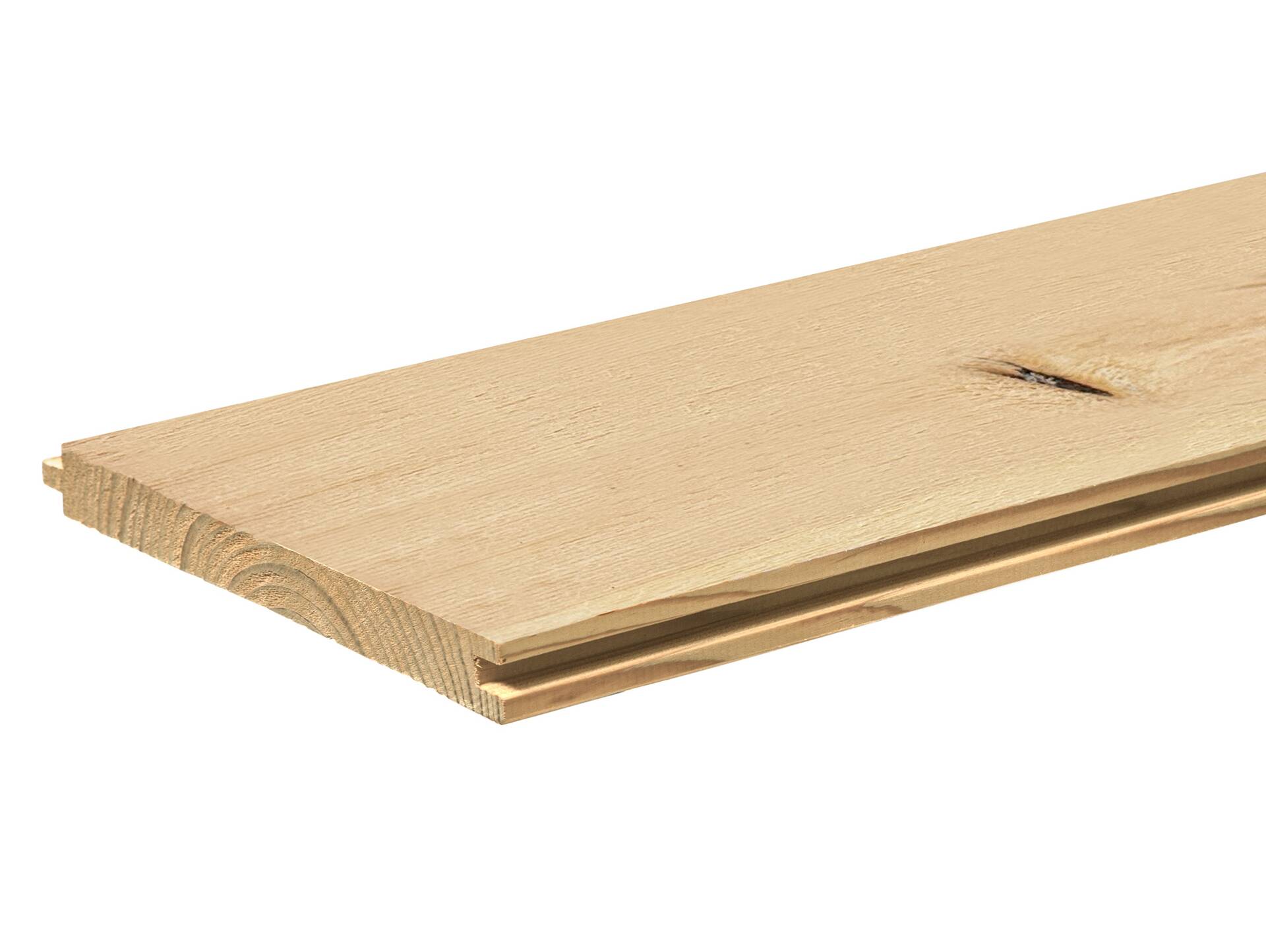 Nut- und Federbretter, Zirbe natur gehobelt, Material Massivholz 2.5 Meter | 8 cm | 2-seitig