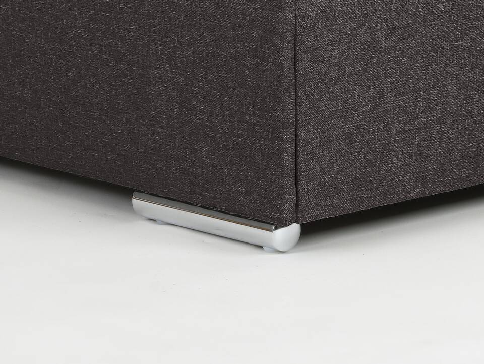 TALIDO Boxspringbett/Singlebett mit Bettkasten inkl. Topper 90 x 200 cm