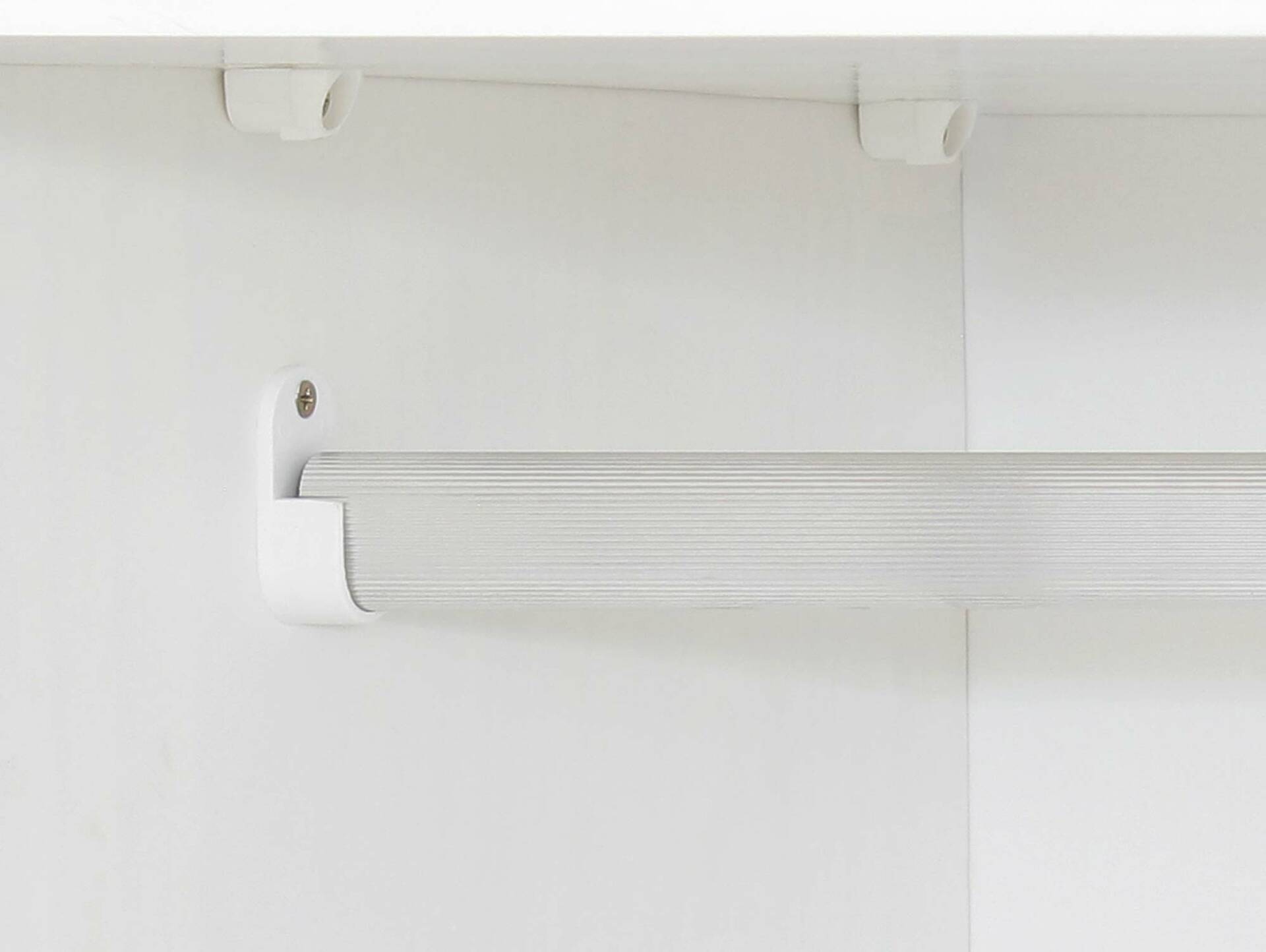 TRICO Kleiderschrank, Material Massivholz, 6türig mit Aufsatz white wash/E 