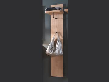 BRINSTONE Garderobenpaneel II, Material Spanplatte, Eiche Bianco furniert 