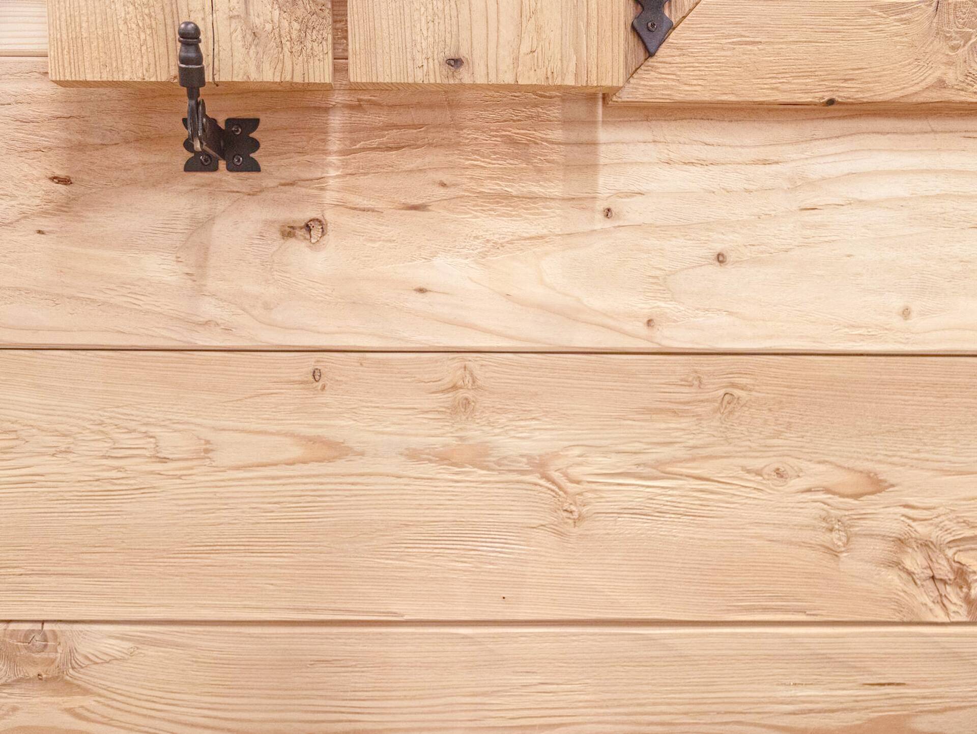 Nut- und Federbretter, Lärche gehackt/gebürstet, Material Massivholz, verschiedene Längen erhältlich 17.5 cm | 1 Meter