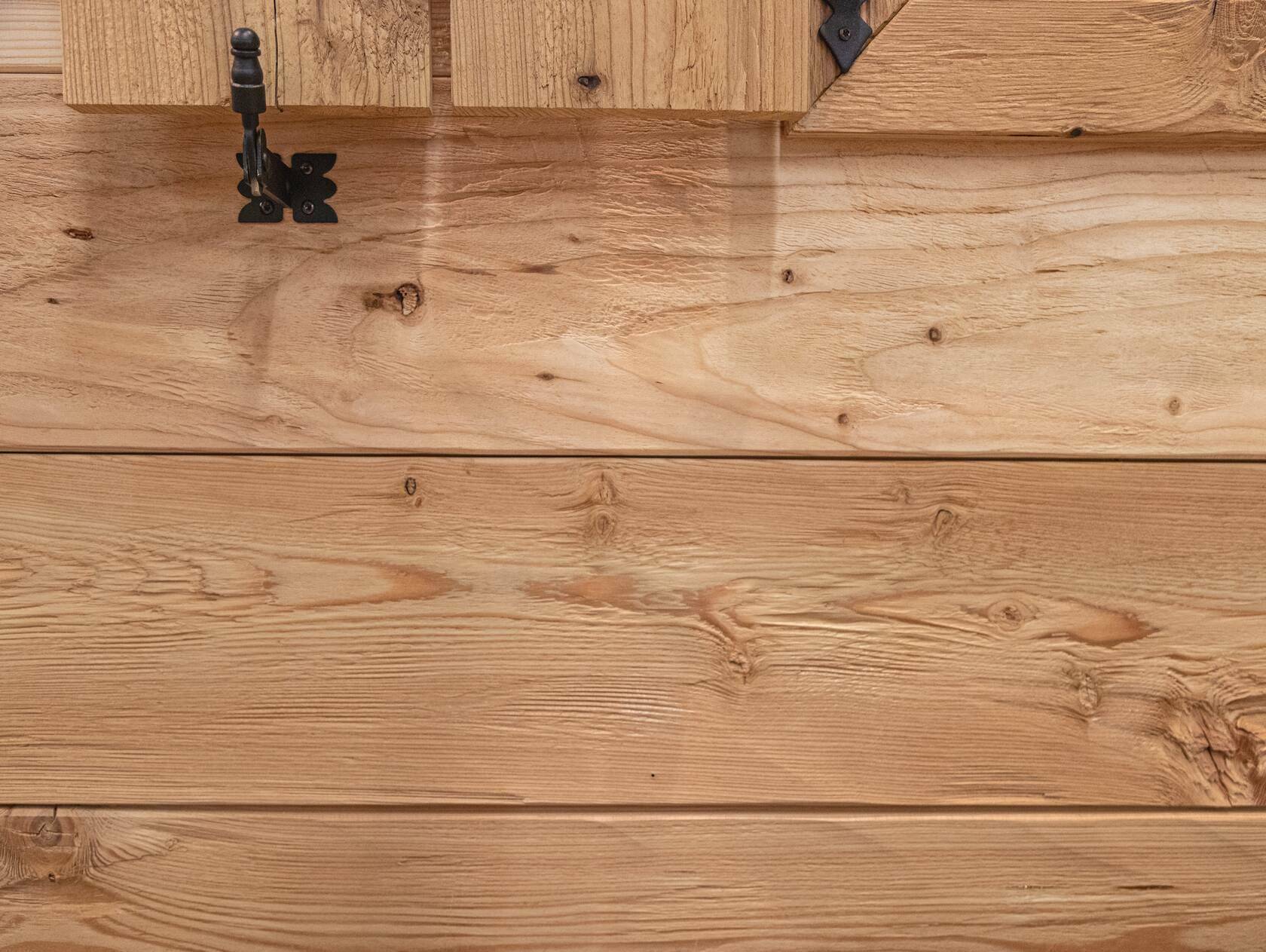 Nut- und Federbretter, Lärche gehackt/gebürstet, Material Massivholz, verschiedene Längen erhältlich 17.5 cm | 1 Meter