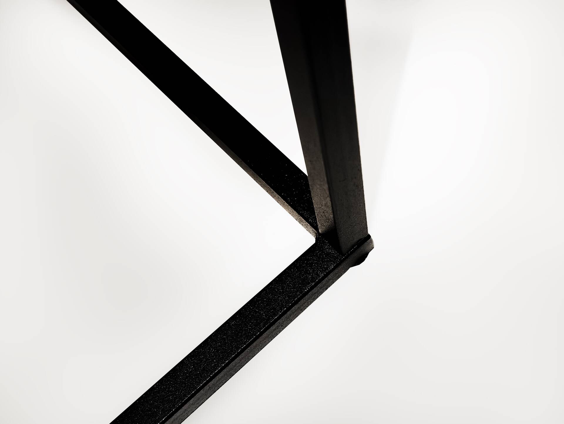 BINTO 2-er Set Beistelltische, Material Massivholz/Metall, Eiche geölt/schwarz 