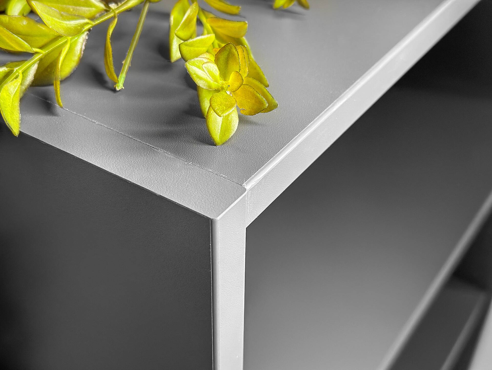 OFFICE OAK Regal IV, Material Dekorspanplatte, graphitfarbig 