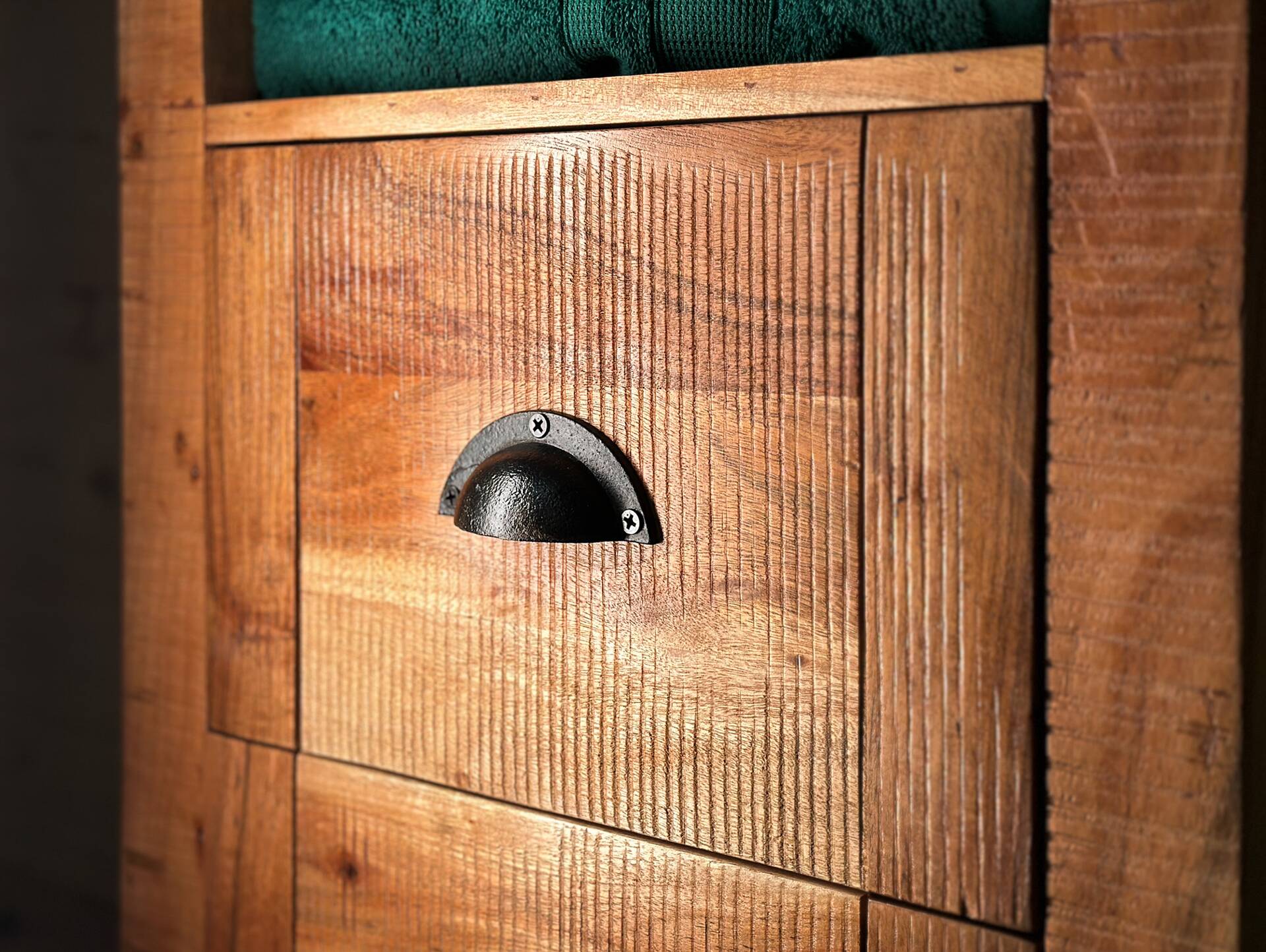 WINCHESTER Bad Standregal II, Material Massivholz, Mango rustikal 