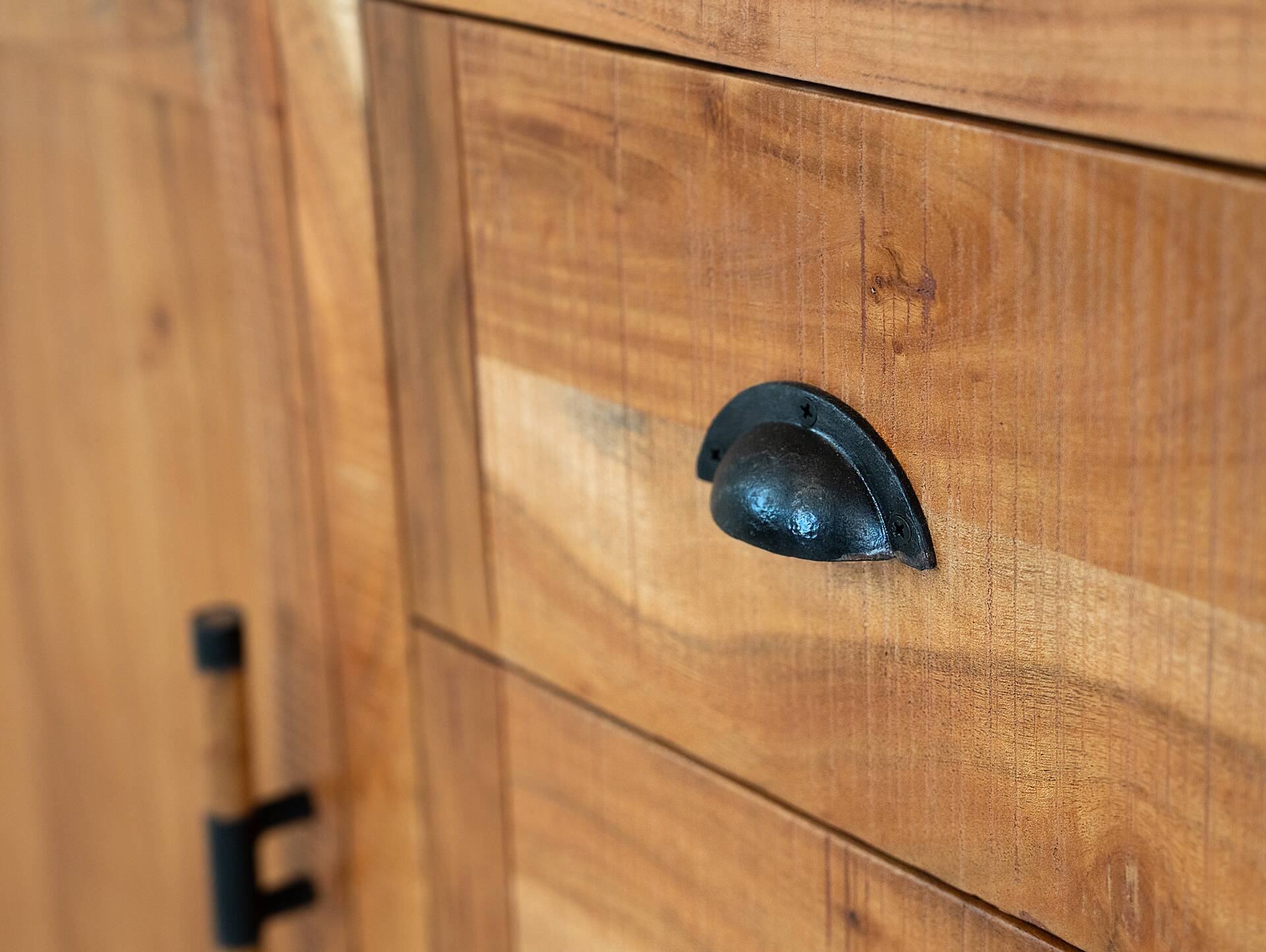 WINCHESTER Highboard IV, Material Massivholz, Mango rustikal 
