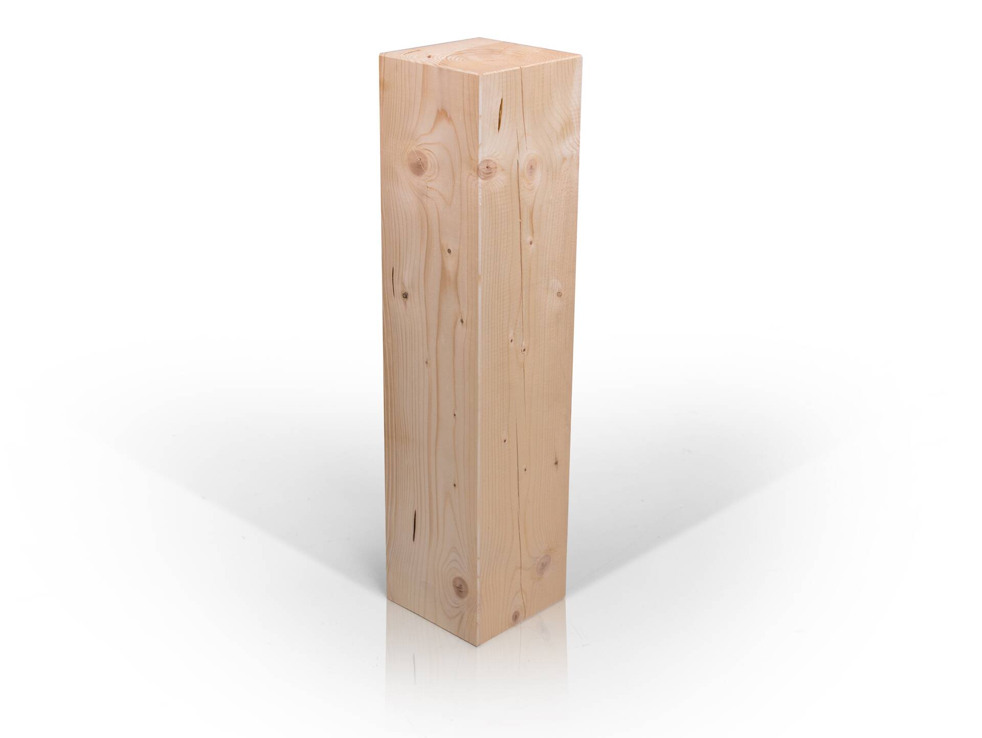 Blumensäulen 3-er Set, Material Massivholz, Fichte massiv natur | 17x17 cm