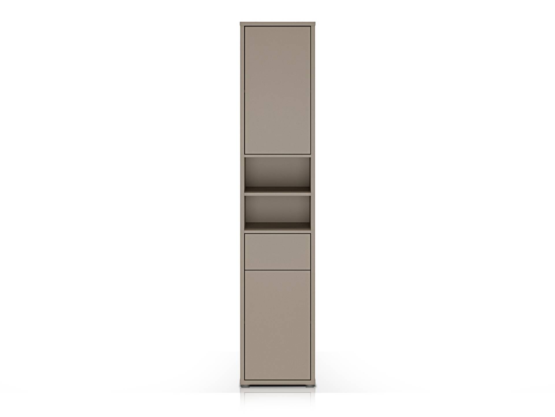 ADIAGO SPA Badezimmer Hochschrank, Material Dekorspanplatte, taupe 