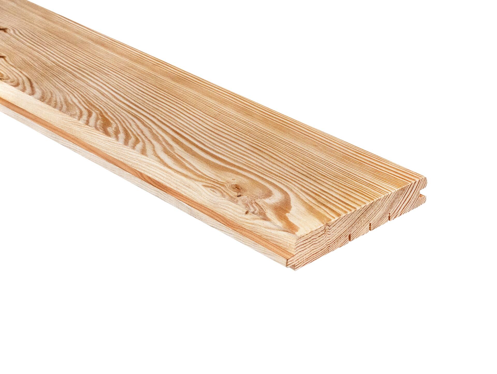 Nut- und Federbretter, Lärche gebürstet, Material Massivholz, verschiedene Längen erhältlich 1 Meter | 2-seitig