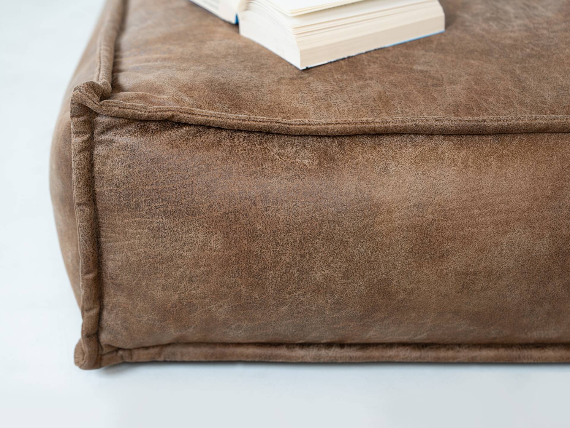 COZY Sitzsack, Material Microfaser Vintage Braun