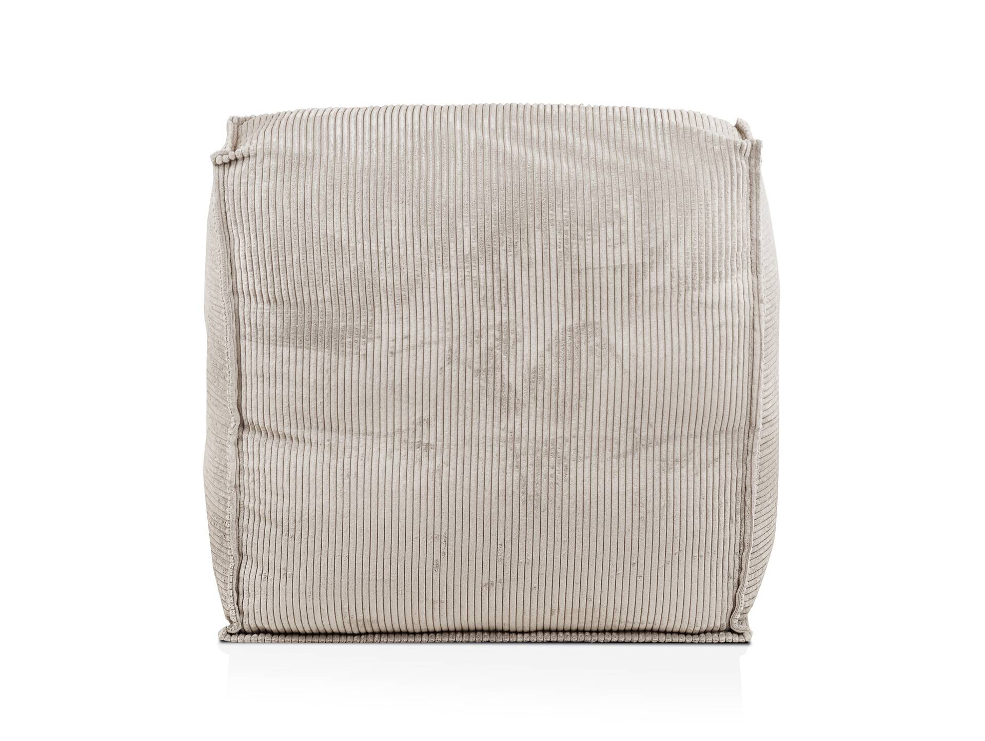COZY Sitzsack, Material Cord Creme
