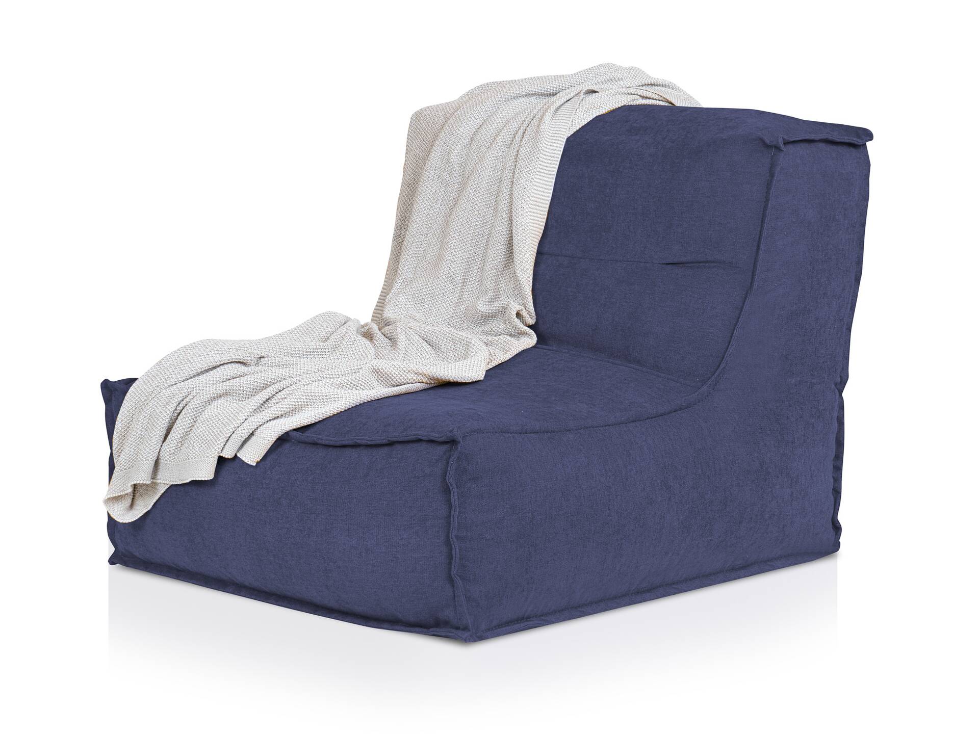 COZY Sitzsack, Material Stoffbezug Dunkelblau