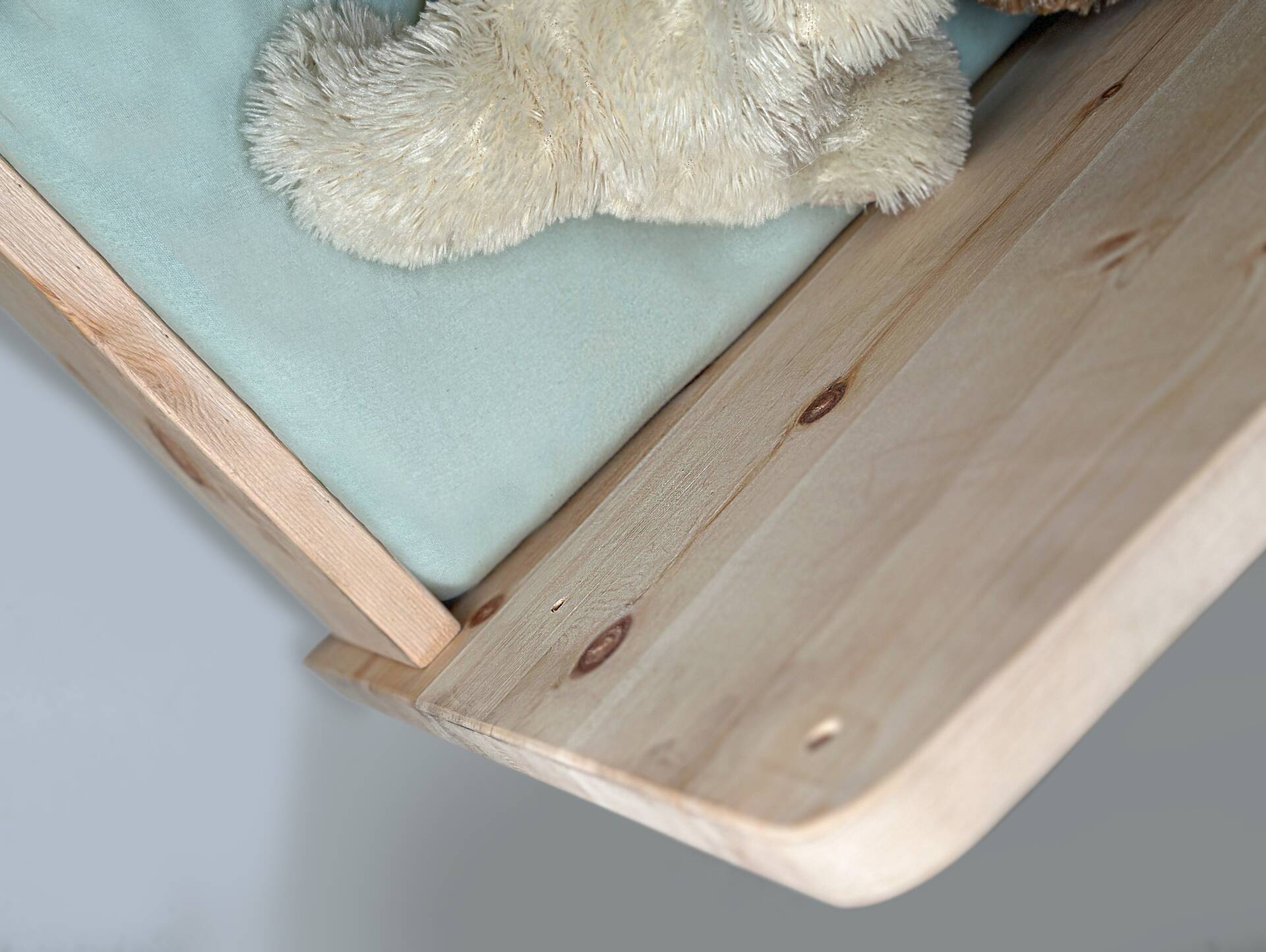 Umbauseiten für Alpenkind Babybett Buche 