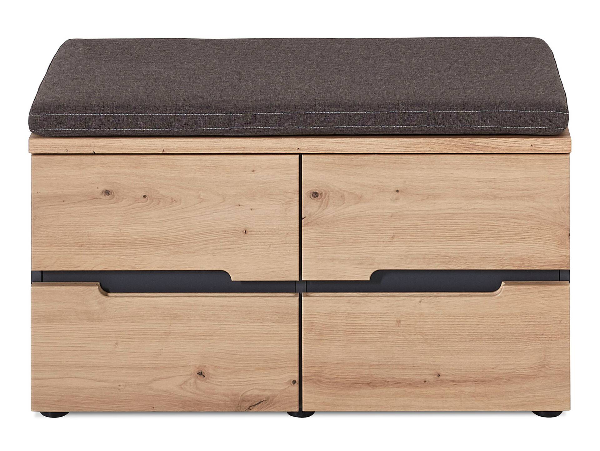 MAILAND Garderobenset II, Material Dekorspanplatte, Artisan Eiche Nachbildung/graphit 