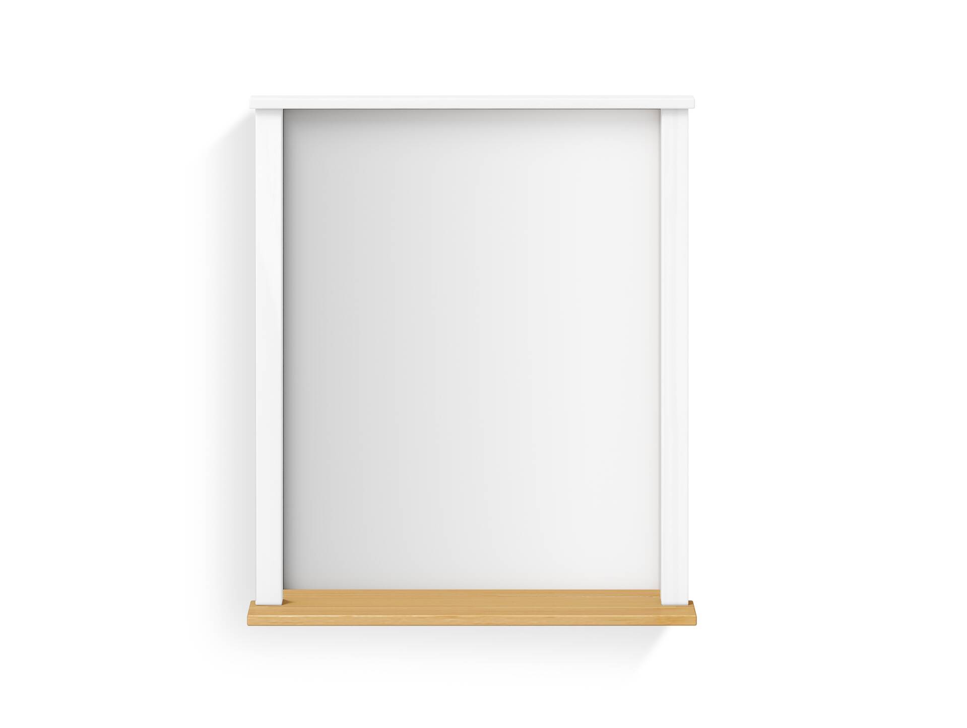 PARIS Badezimmerset, Material Massivholz, Kiefer Kiefer weiß/Buchefarbig