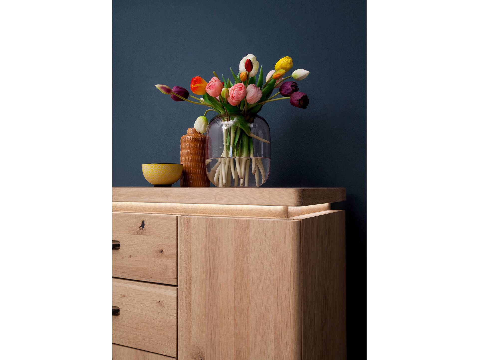 BRINSTONE Sideboard, Balkeneiche teilmassiv 