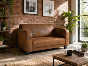 ANTO Sofa 2-Sitzer Gobi braun