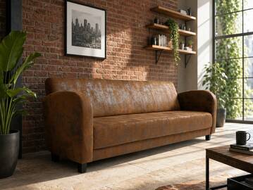 ANTO Sofa 3-Sitzer Gobi braun