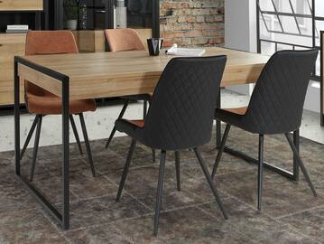 HAVANO Esstisch 166x90 cm, Material Dekorspanplatte, Riviera Eichefarbig