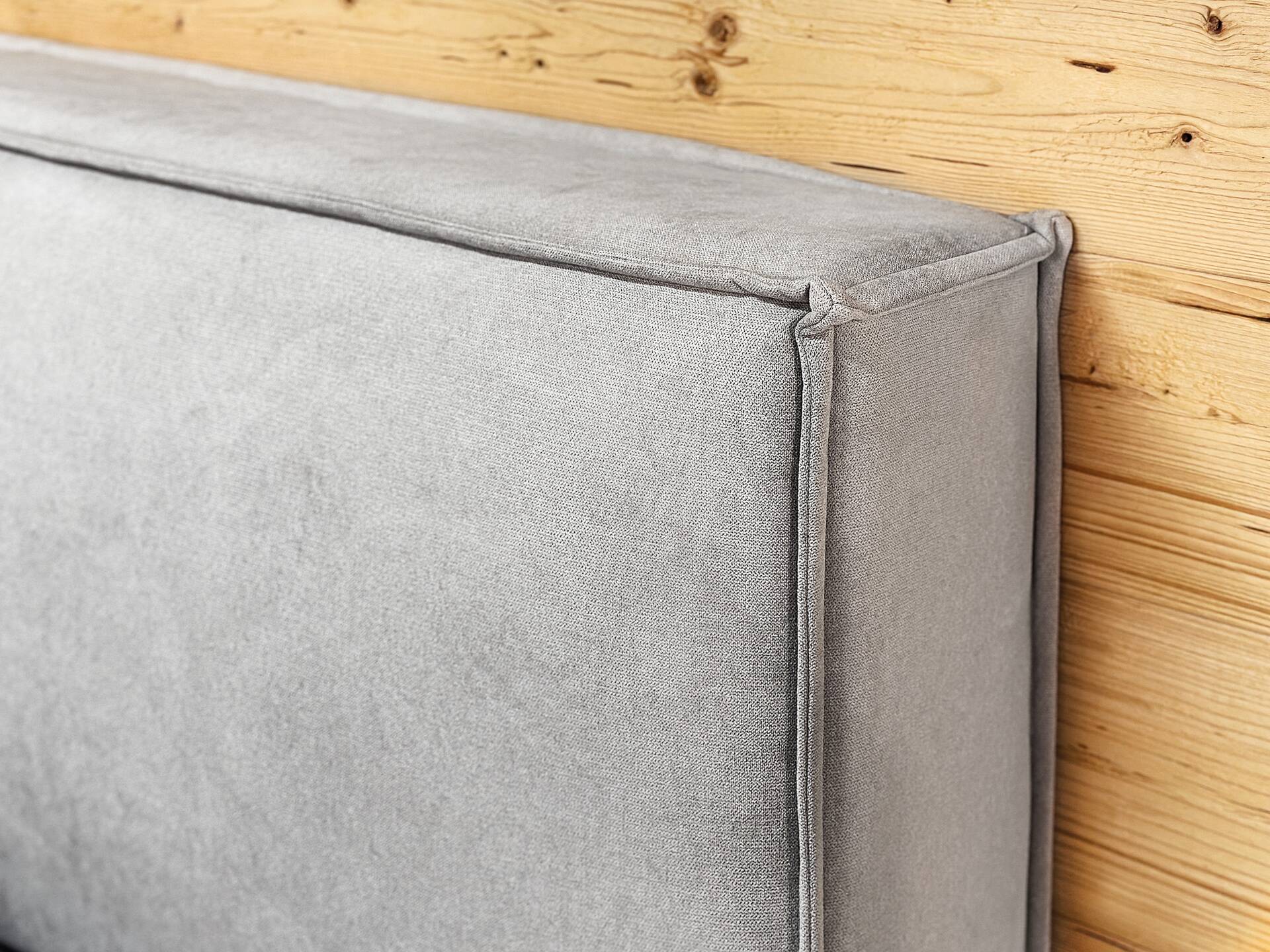 MIDNIGHT Boxspringbett 180 x 200 cm | grau