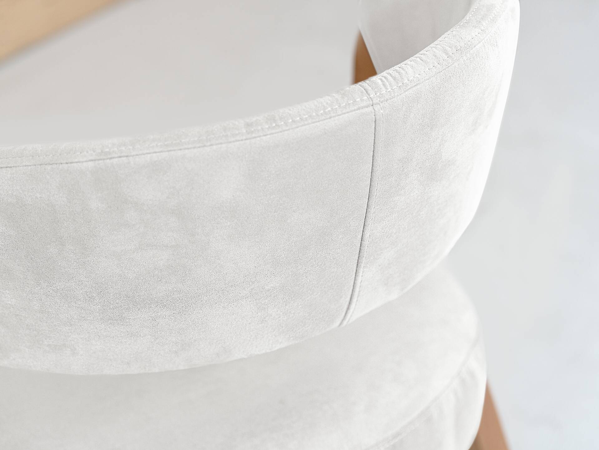 ALONA Polsterstuhl, Material Massivholz/Bezug Kunstleder Buche | silvercreme