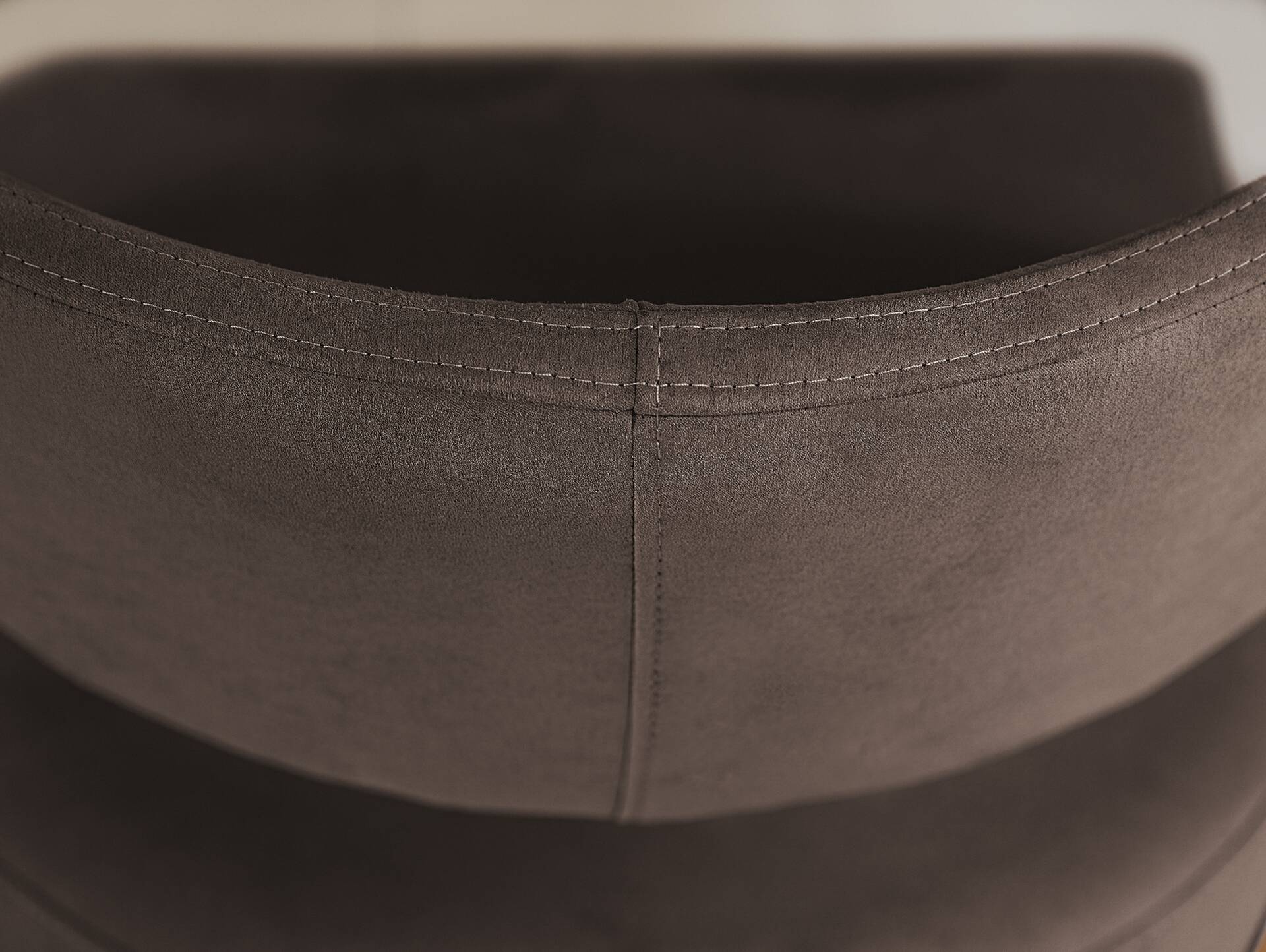 ALONA Polsterstuhl, Material Massivholz/Bezug Kunstleder Eiche | espresso