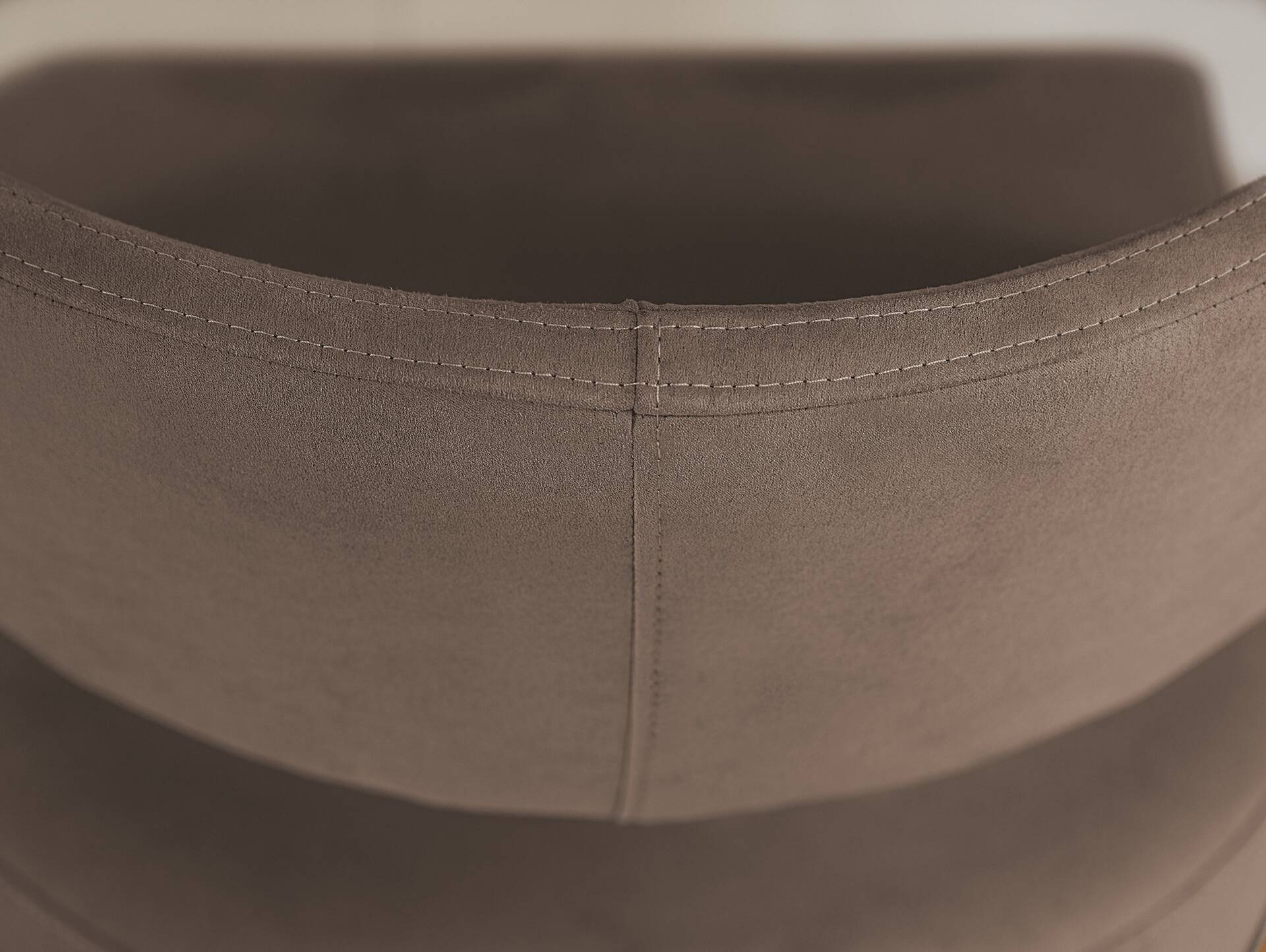 ALONA Polsterstuhl, Material Massivholz/Bezug Kunstleder Eiche | nougat