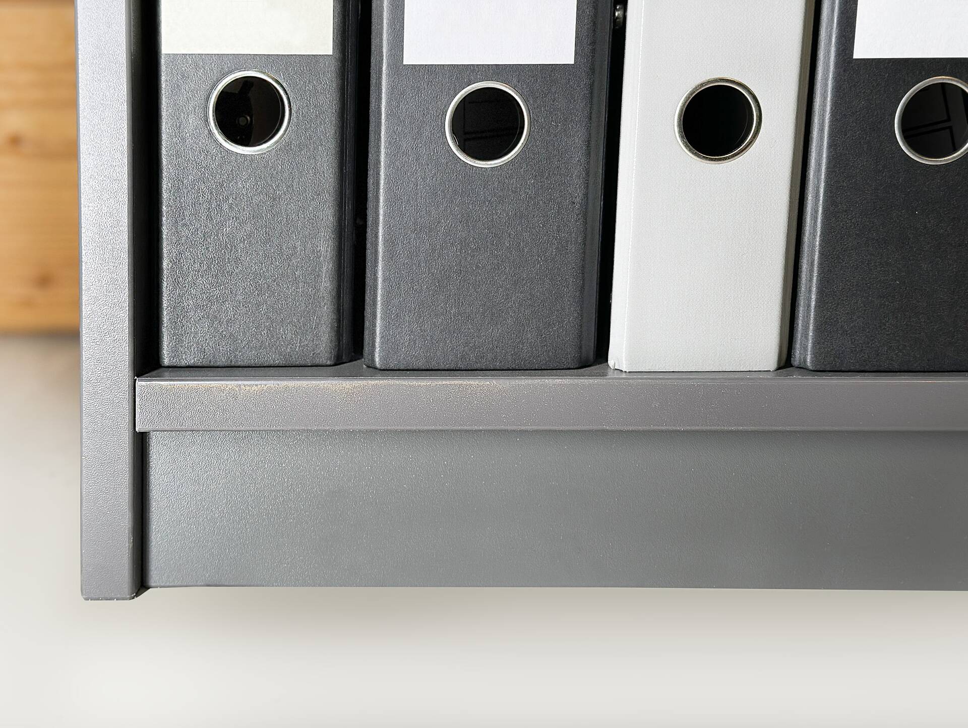 OFFICE OAK Regal V, Material Dekorspanplatte, graphitfarbig 