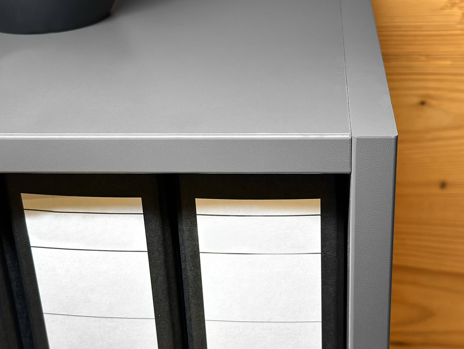 OFFICE OAK Regal, Material Dekorspanplatte, graphitfarbig 
