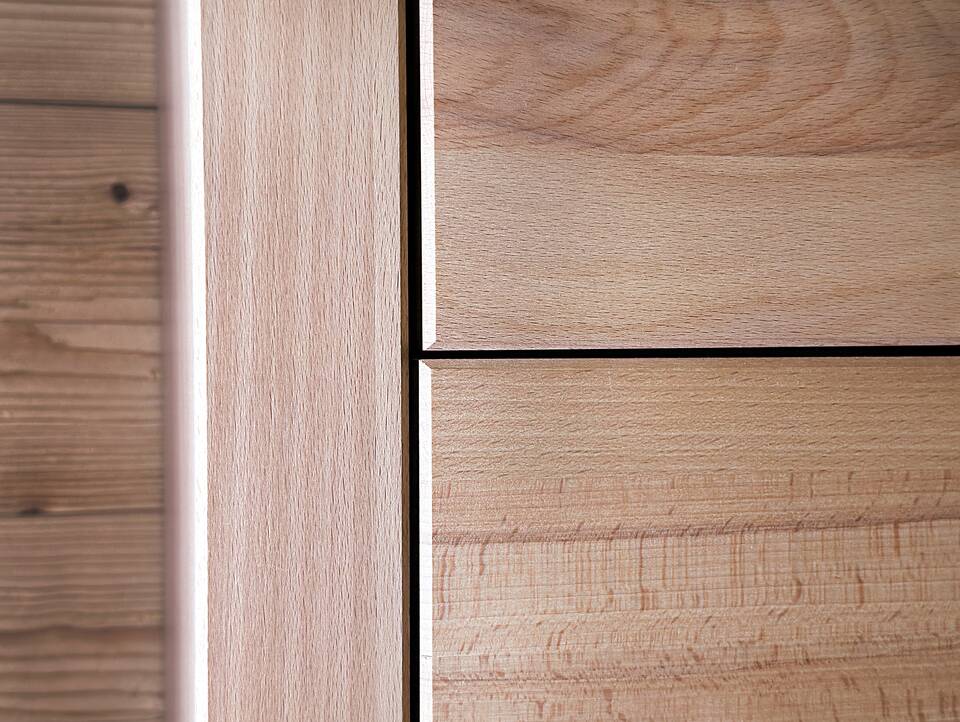 OZEANA Unterschrank II fürs Badezimmer, Material teilmassiv Buche 