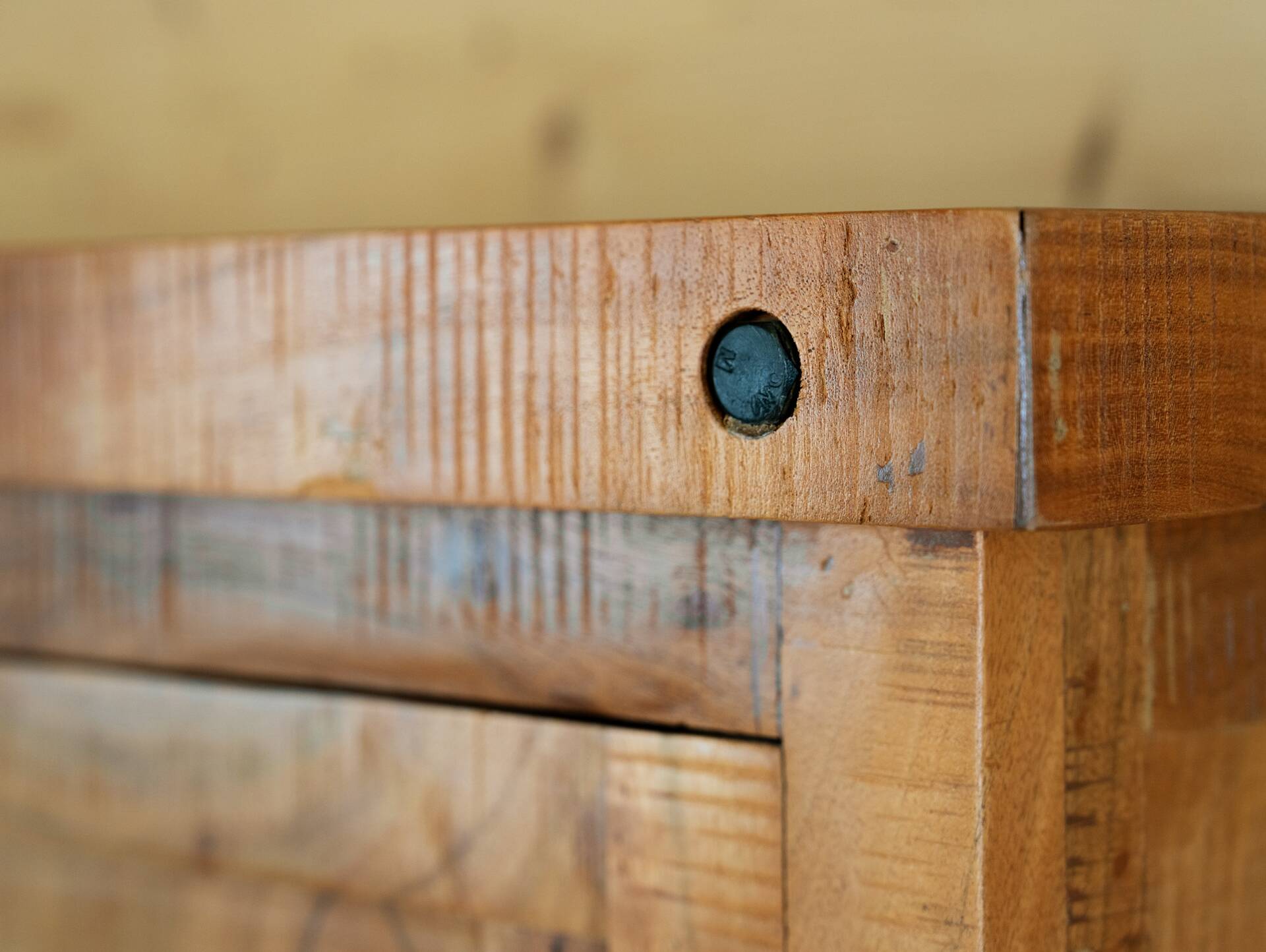 WINCHESTER Highboard IV, Material Massivholz, Mango rustikal 