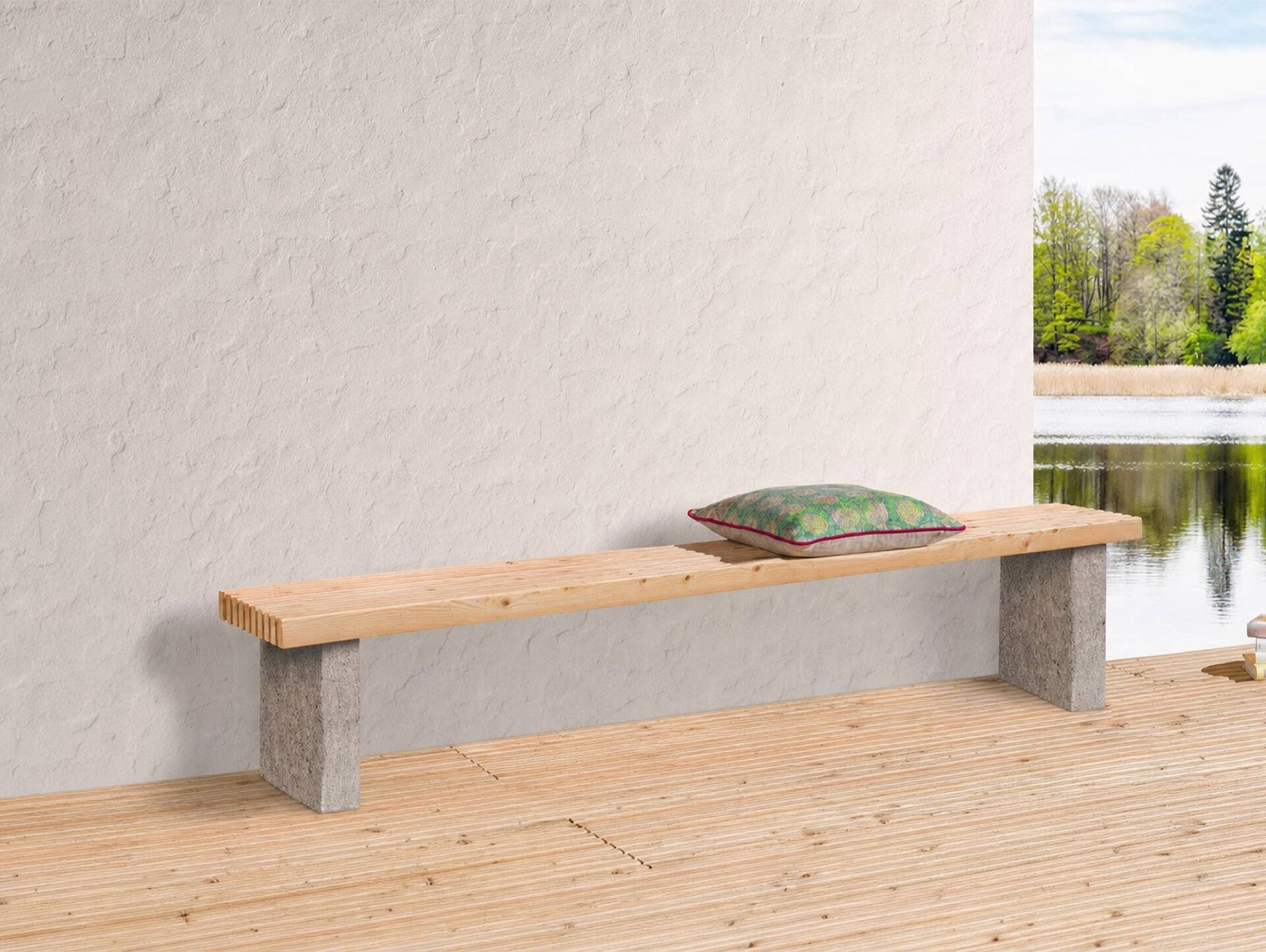 Terrassenmodul PINUTEX, Material Massivholz, Lärche Natur 100 cm