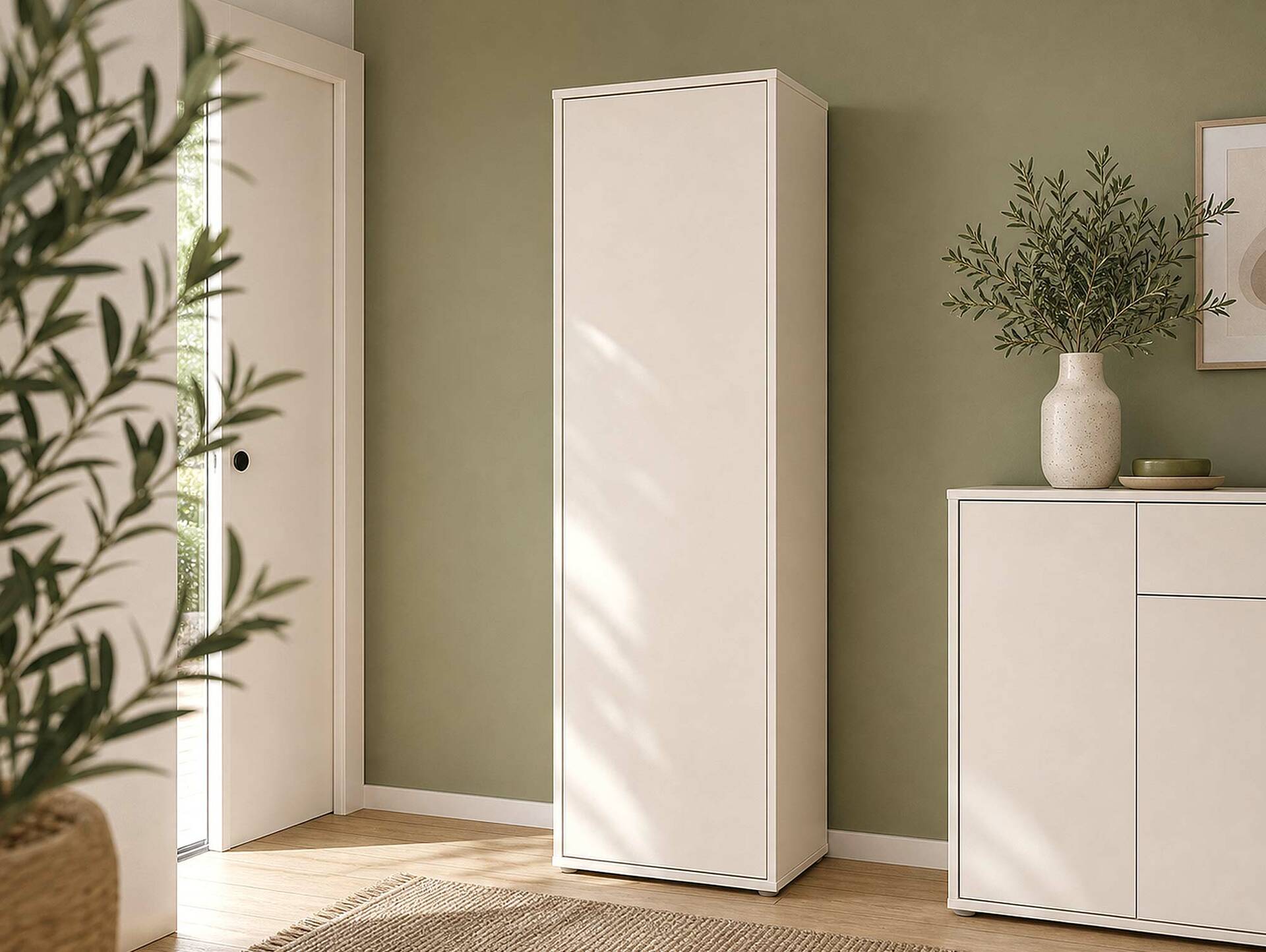 ADIAGO II Garderobenschrank; Material Dekorspanplatte sand 