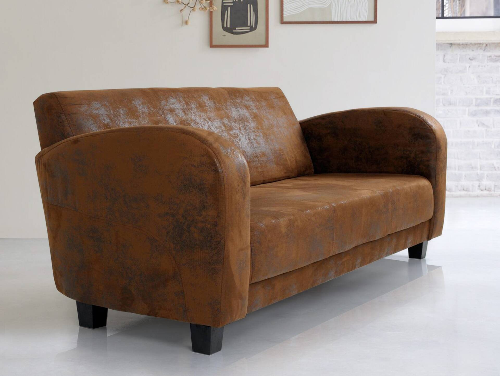 ANTO Sofa 3-Sitzer Gobi braun 