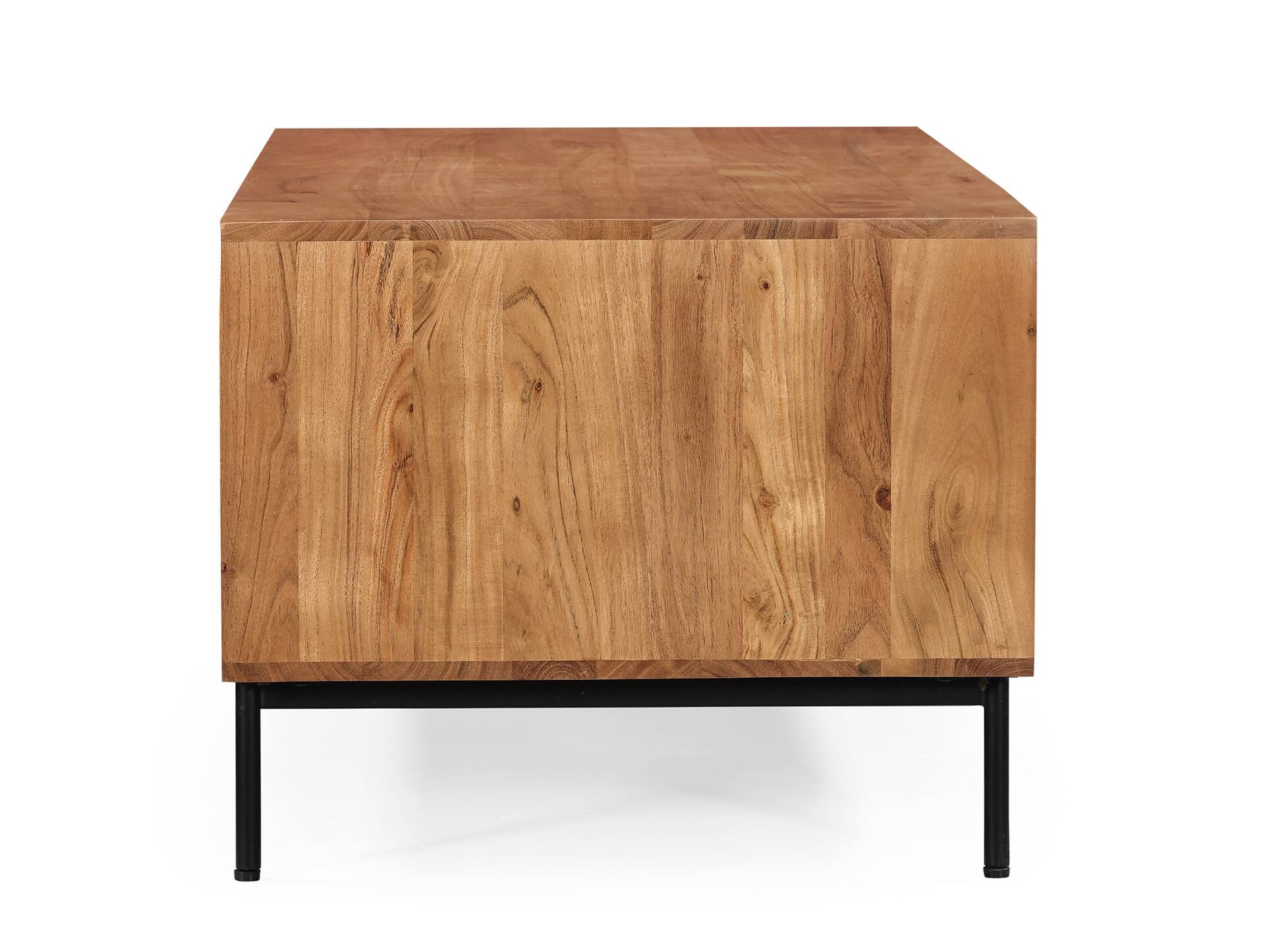 CATANDO Couchtisch, Material Massivholz, Akazie honigfarben 