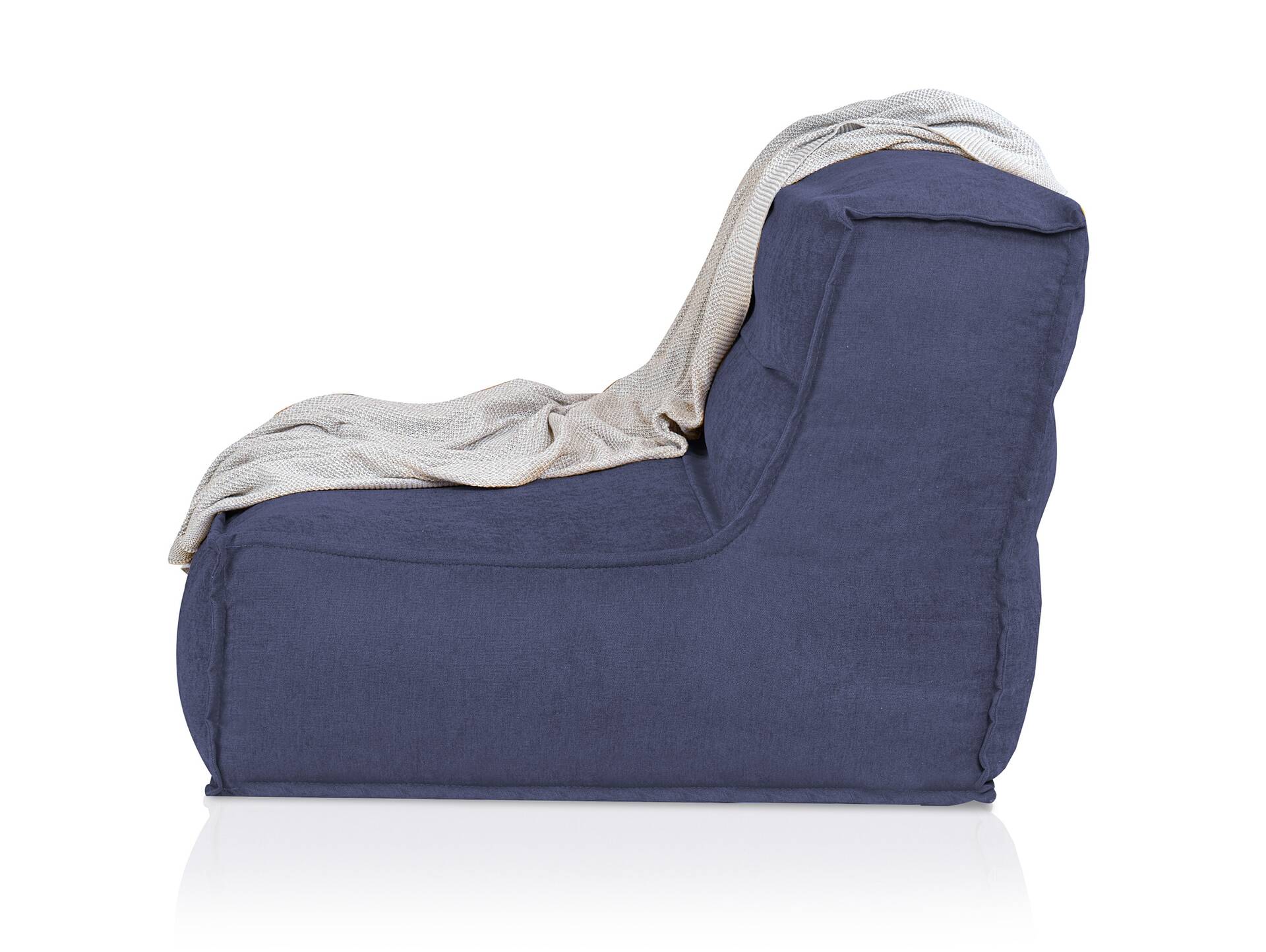COZY Sitzsack, Material Stoffbezug Dunkelblau
