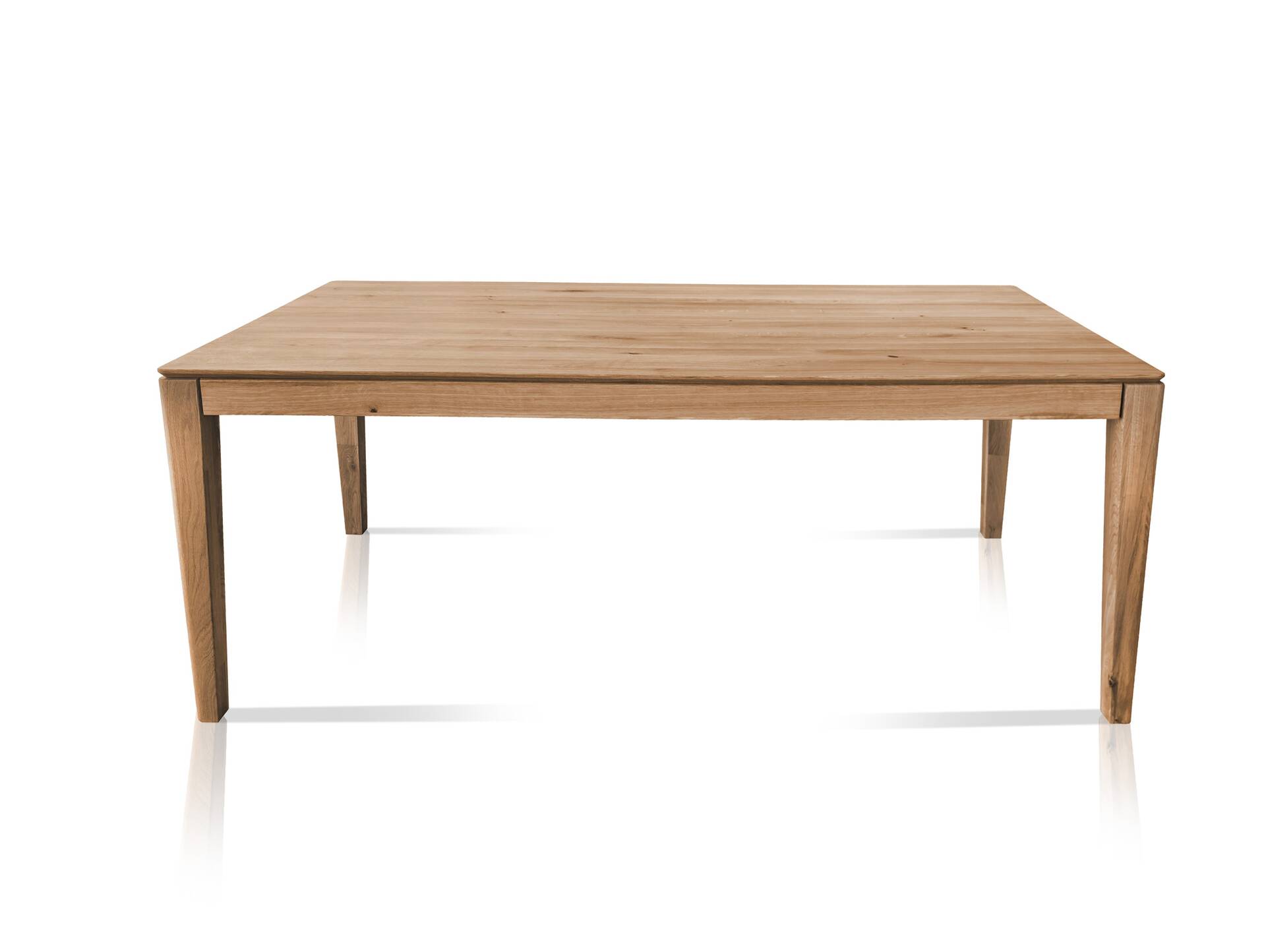 SITANO Ausziehtisch, Material Massivholz, Wildeiche geölt 140/225 x 90 cm