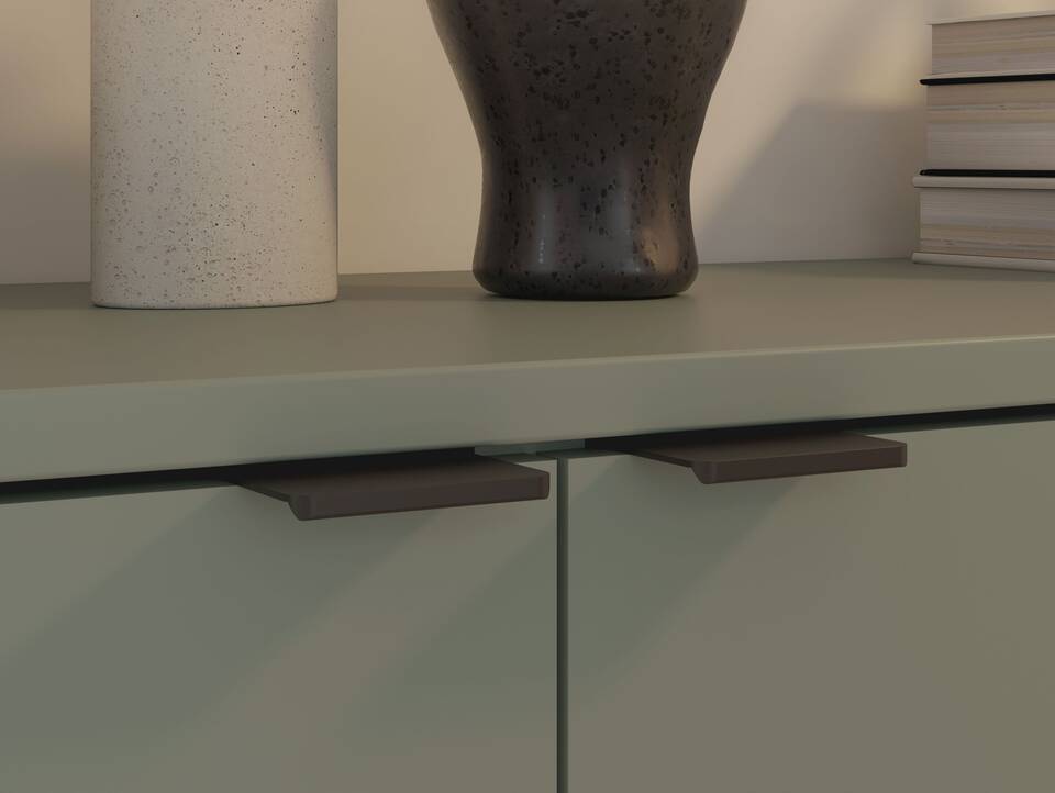 GINNY Kommode III, Material Spanplatte Salbei