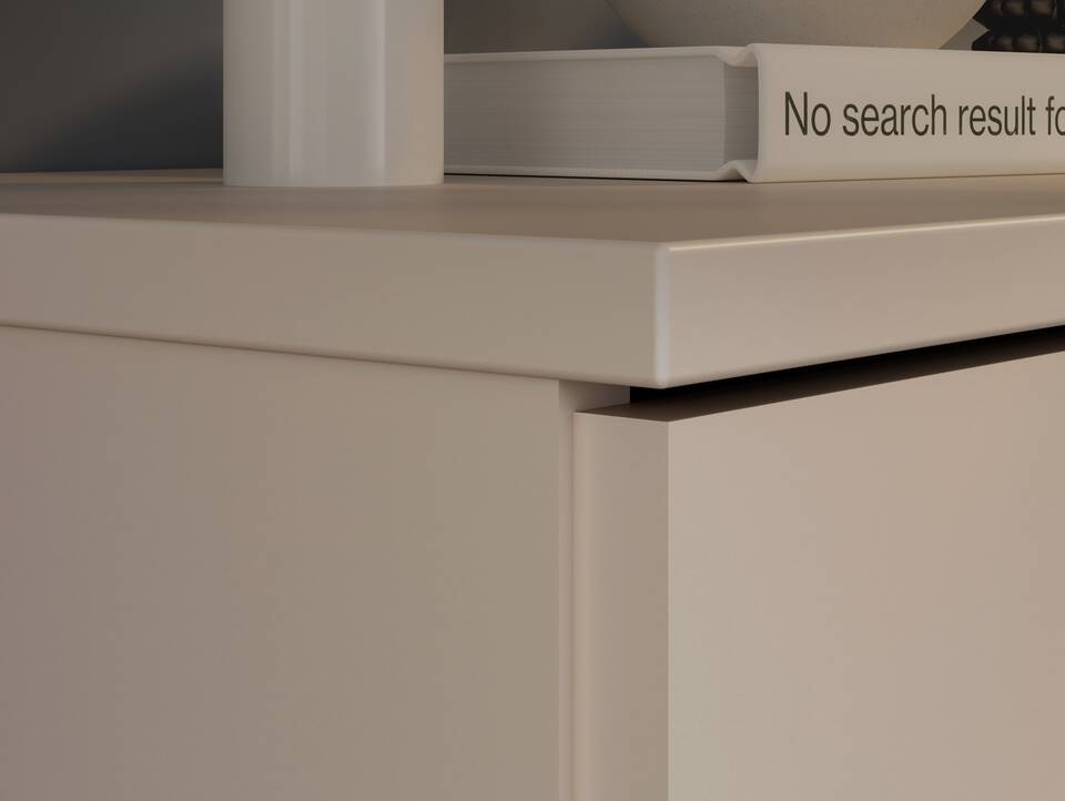 GINNY Kommode I, Material Spanplatte Sand