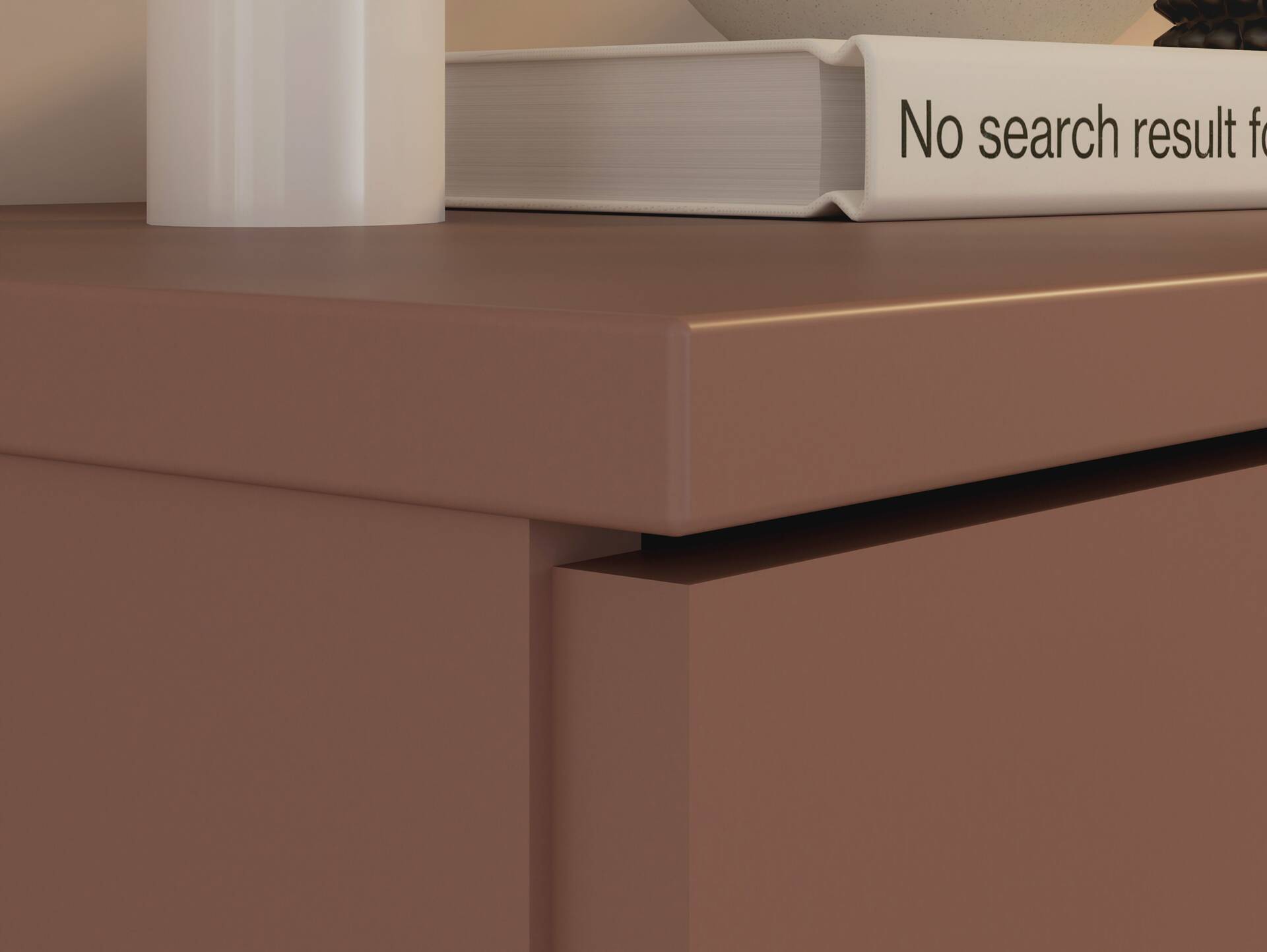 GINNY Kommode III, Material Spanplatte Terracotta