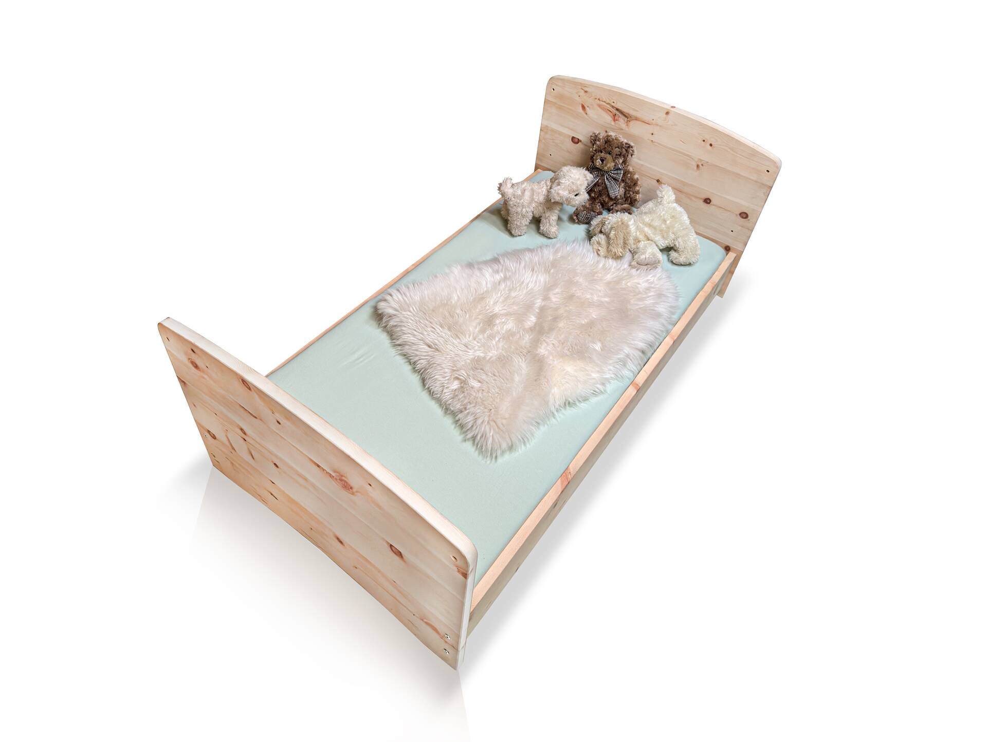 Umbauseiten für Alpenkind Babybett Buche 