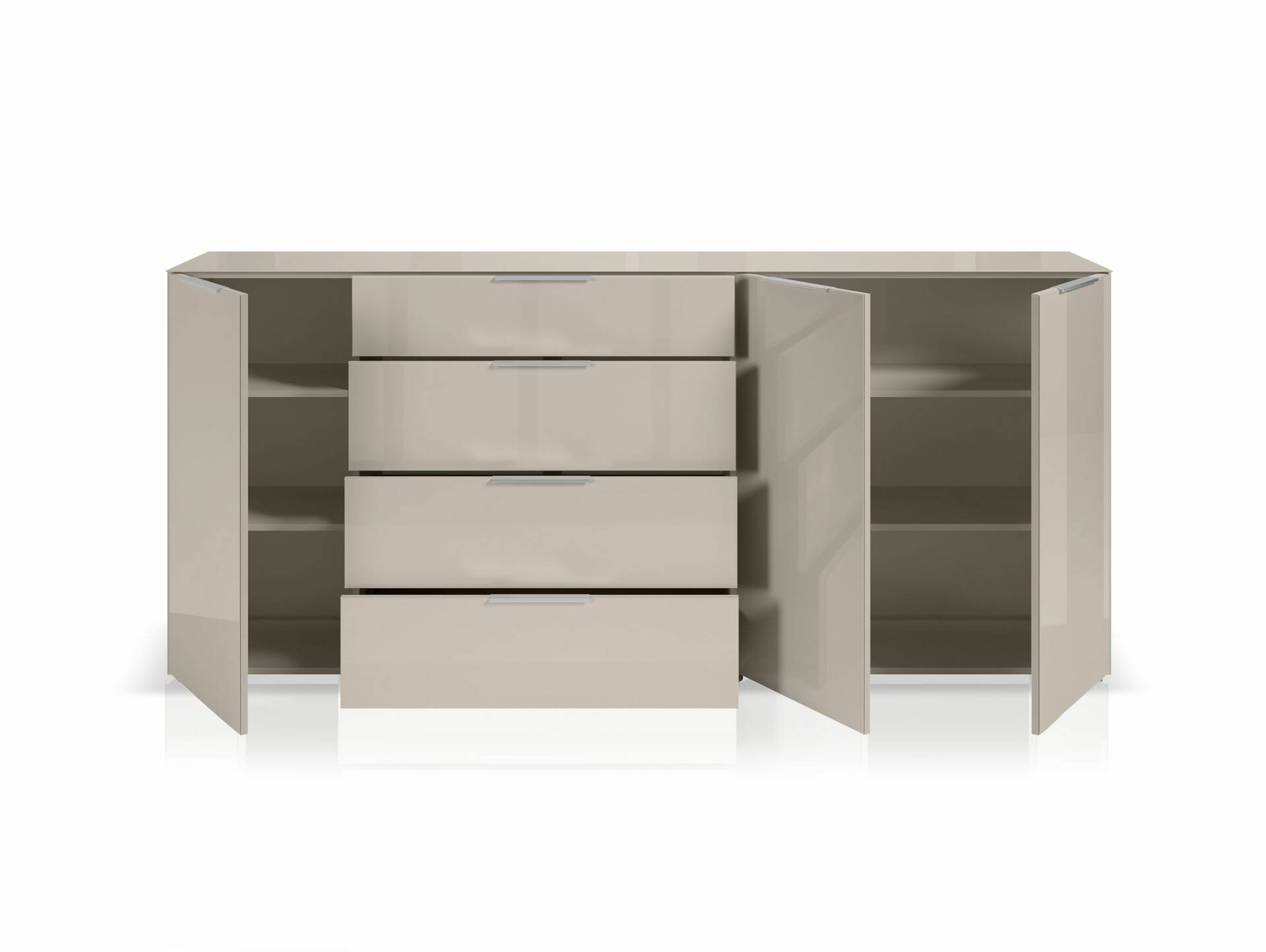 SANTORINI Kommode 5, Material Spanplatte, Kashmirfarbig 