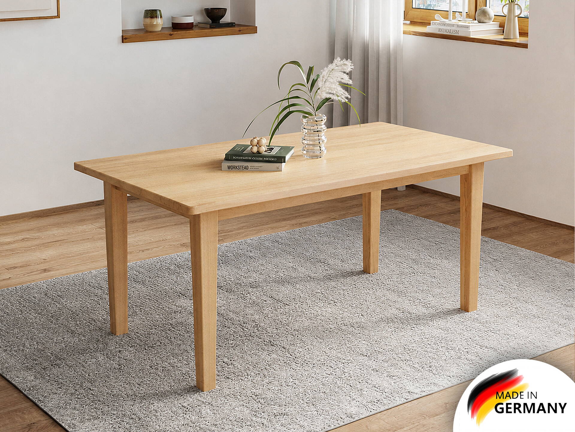 TOSCANA Esstisch / Massivholztisch / Maßesstisch, Material Massivholz 