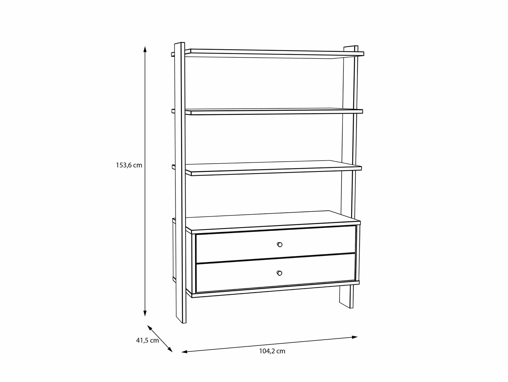 WILMONA Regal, Material Spanplatte, Mauvella Eiche Nachbildung/salbeifarbig 